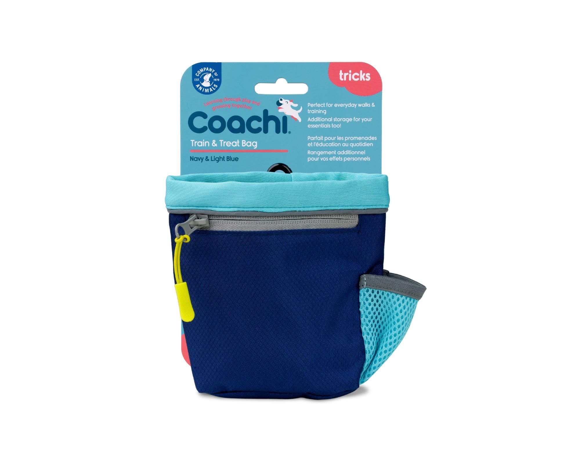 Coachi Train & Treat Bag - Generously Sized Treat Compartment | Secure Attachment | Neoprene