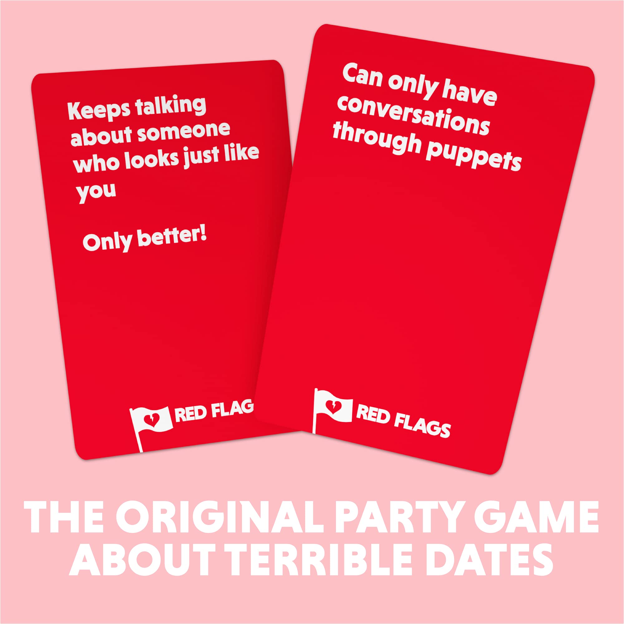 Jack Dire Studios Red Flags: The Game of Terrible Dates | Party Card Game for Adults | 3-10 Players 3