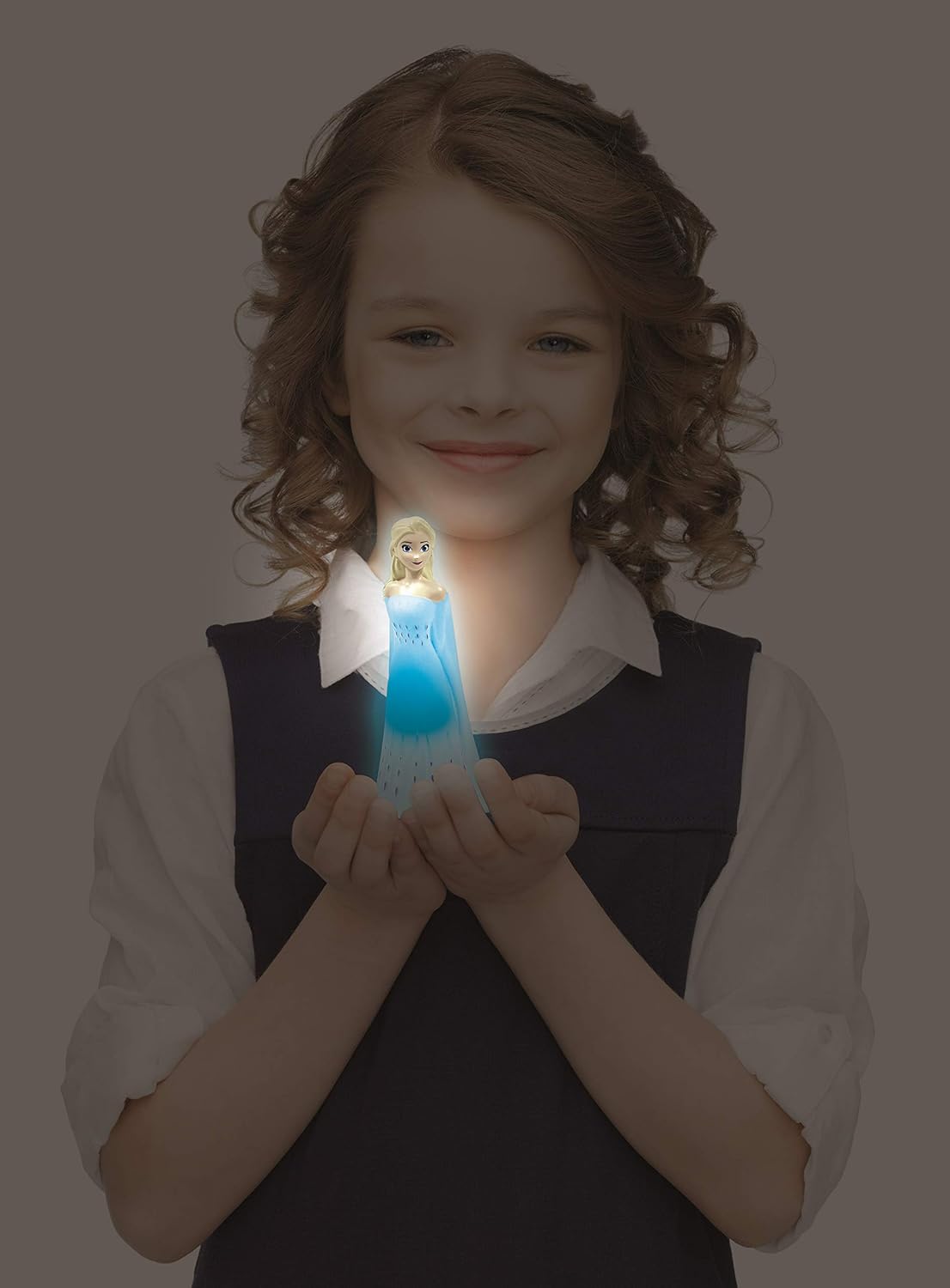 LEXIBOOK NLJ01FZ1 Frozen 2-Color Nightlight for Kids, LED Color-Changing Night Light with Elsa Design 5