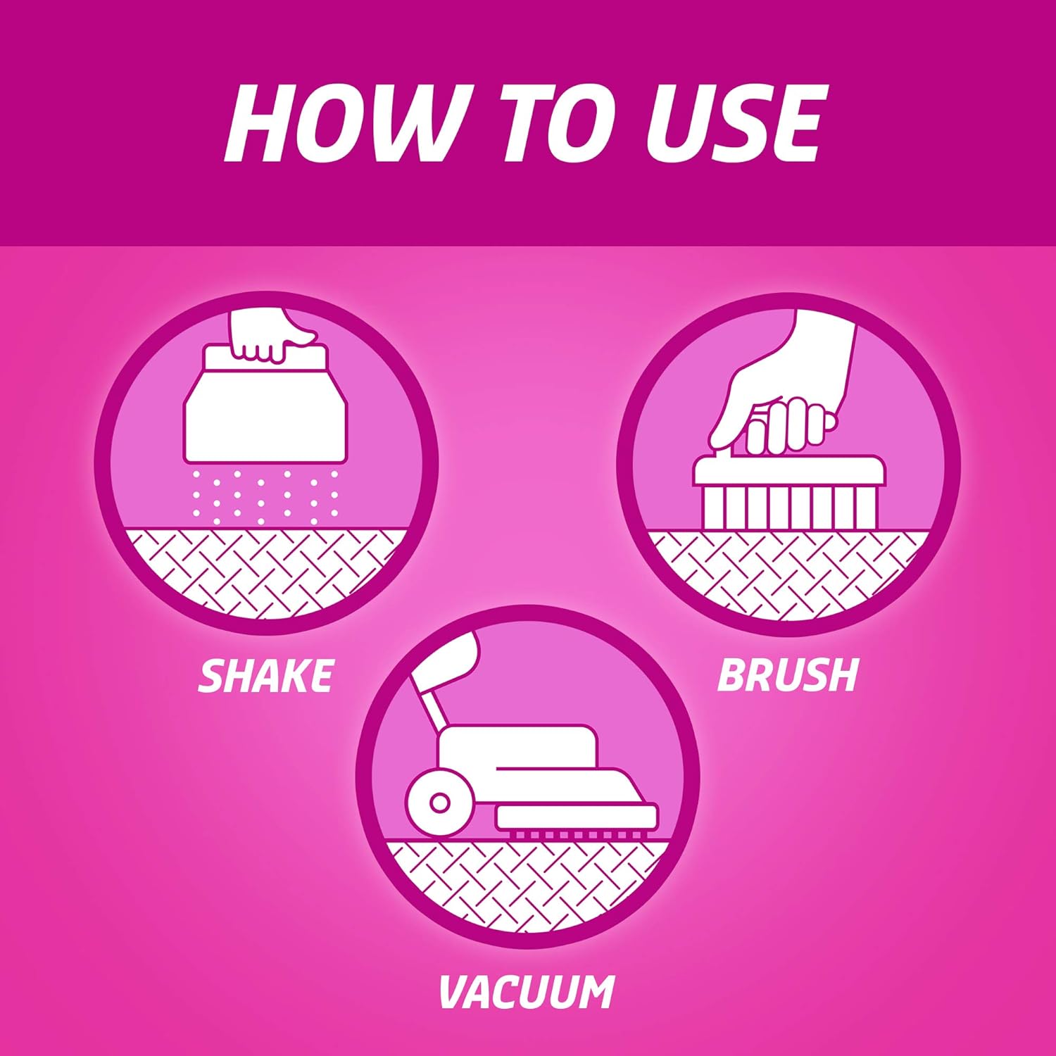 Vanish Carpet & Upholstery Clean & Fresh Power Powder (650g) 3