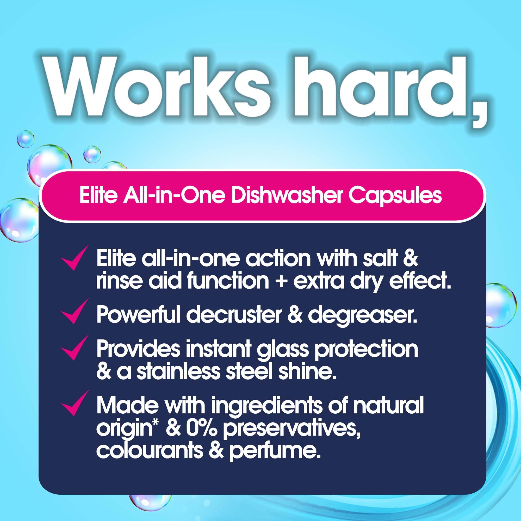 Ecozone - Optimum All In One Dishwasher Capsules 25 Pack