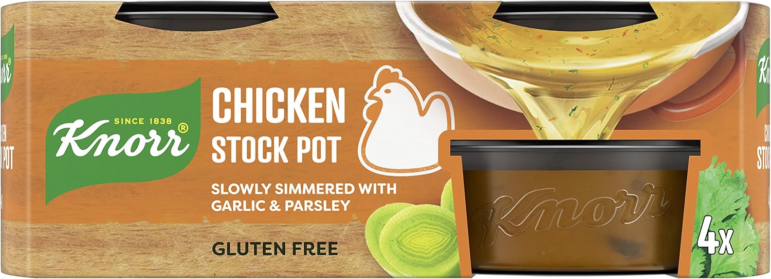 Knorr Chicken Stock Pots Gluten-Free - Rich Chicken Flavour for Soups, Sauces & Stews
