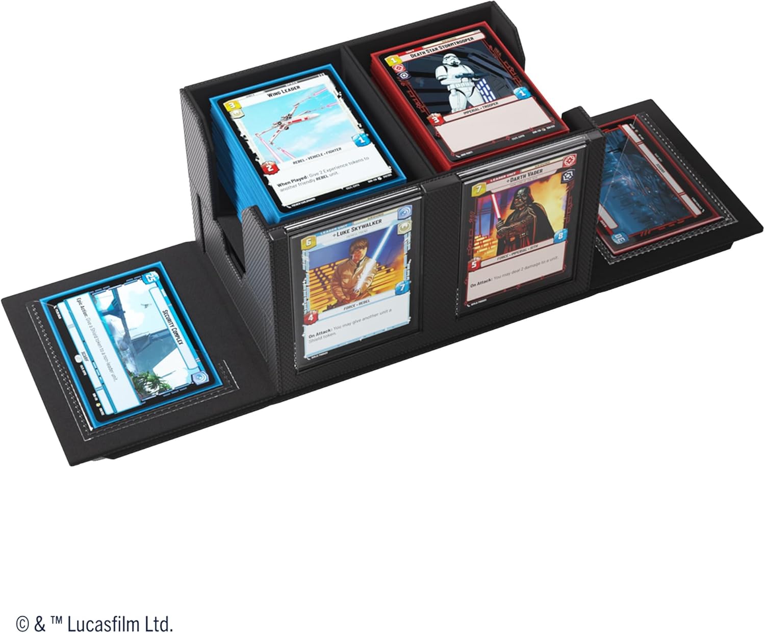 Gamegenic Star Wars Unlimited Double Deck Pod – Schwarzes Sammelkarten-Zubehör 3