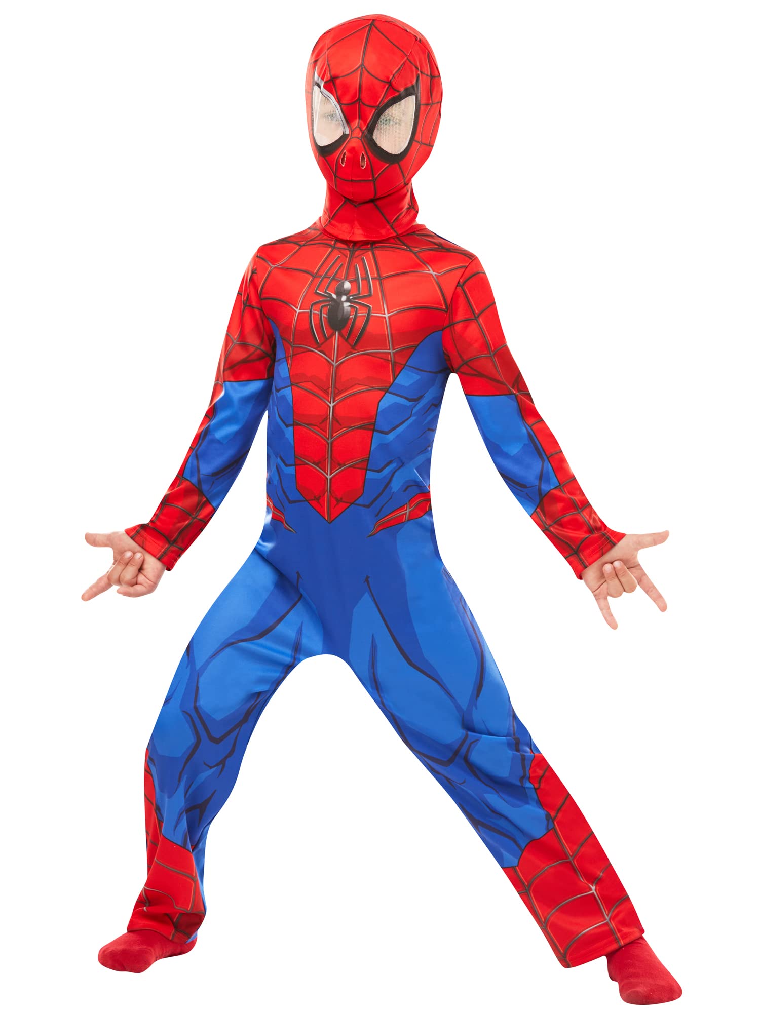 Rubies Marvel Spider-Man Classic Child Costume - Blue-Red | Size XL (9-10 Years)