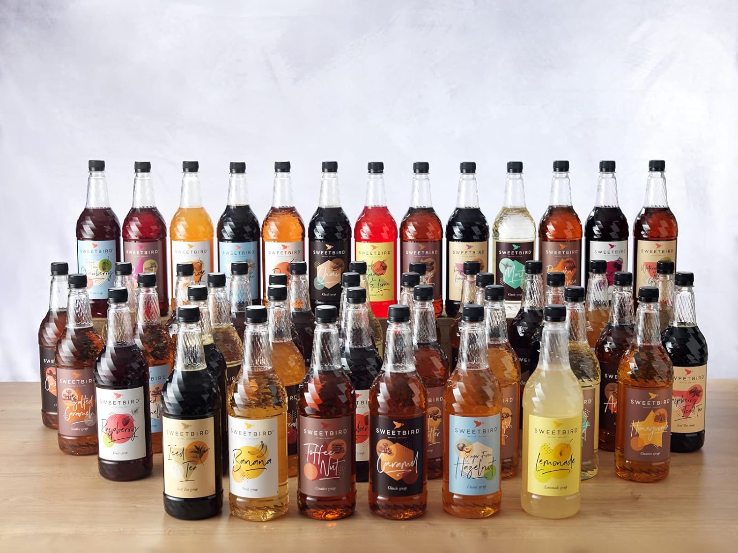 Sweetbird Weißer Schokoladensirup (1 Liter) – Veganer Getränkesirup 4