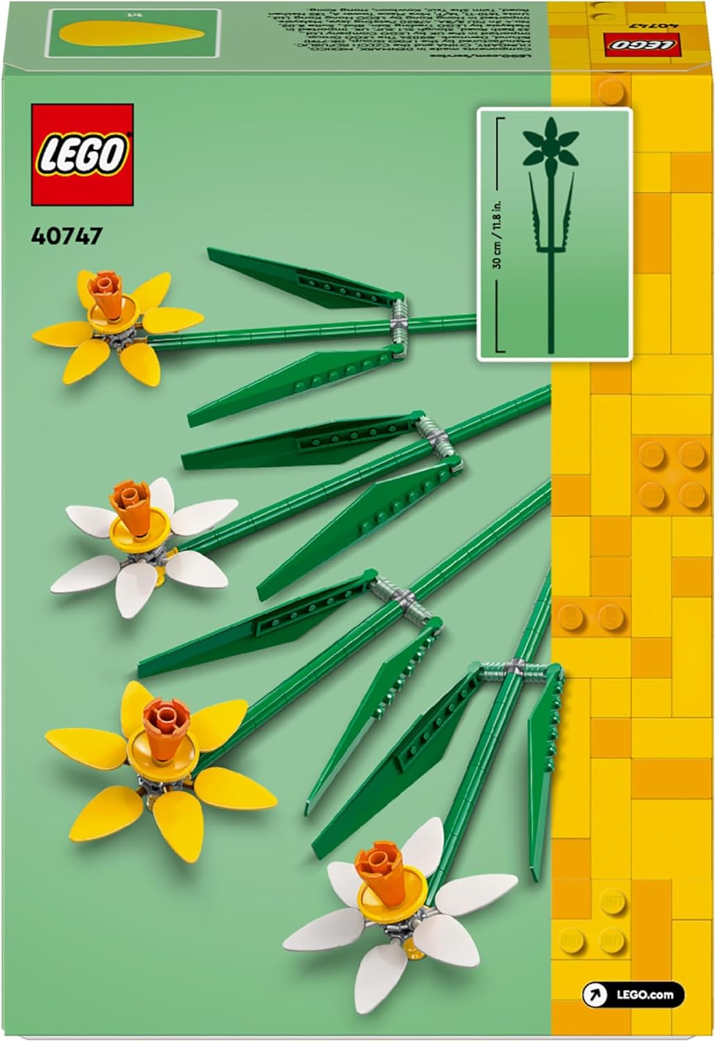 LEGO Creator Daffodils Artificial Flower Set 40747 7