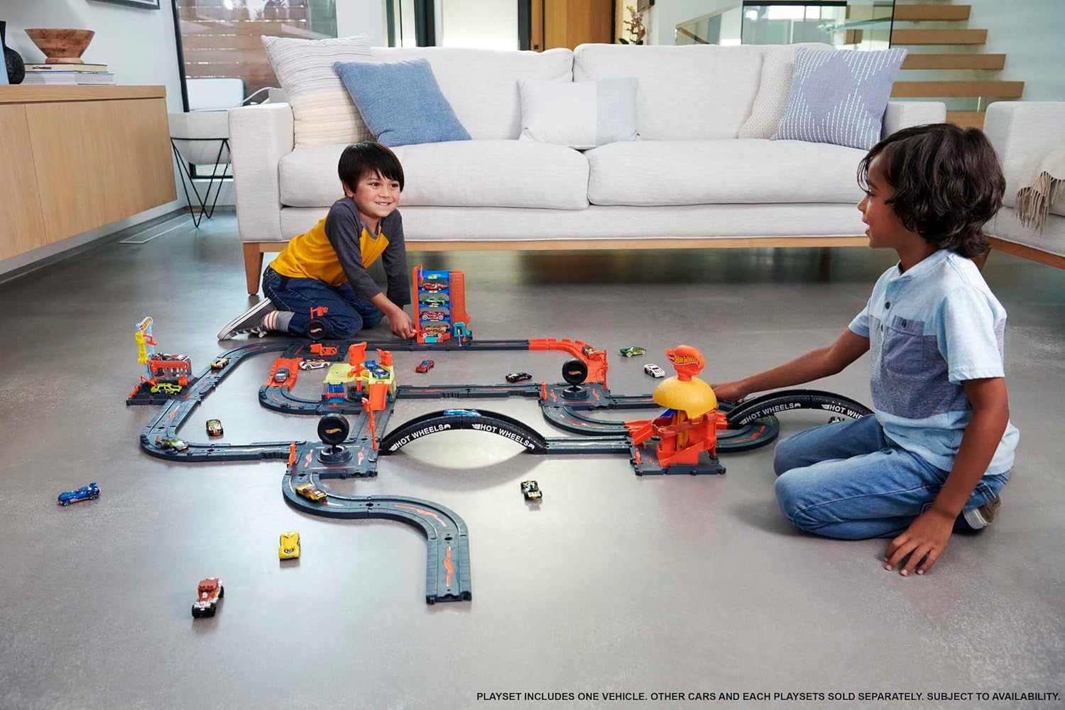 Hot Wheels City Downtown Express Car Wash Playset - Connectable Vehicle Playset for Kids 4-8 Years