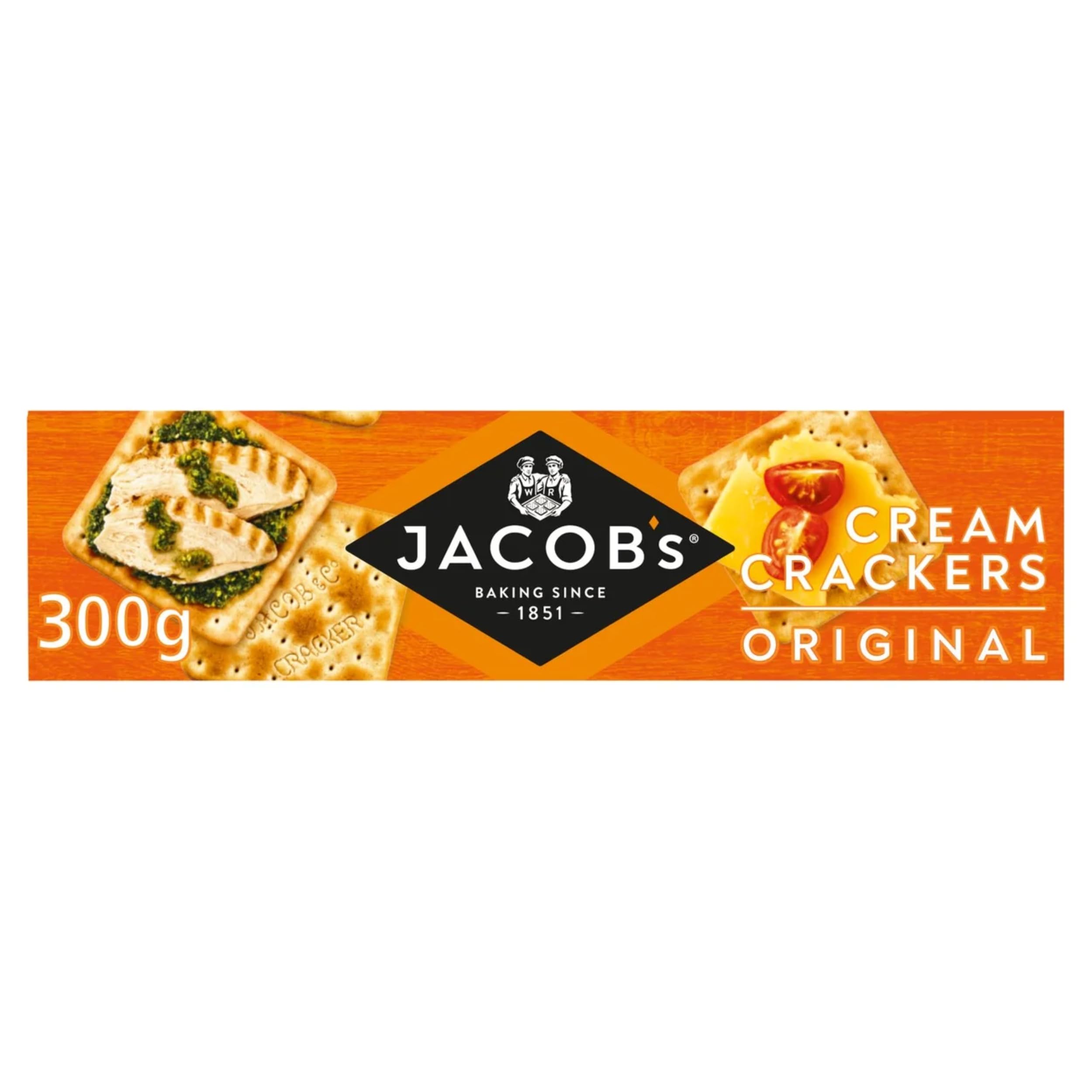 Jacob's Original Cream Crackers, 300 g (Pack of 1)