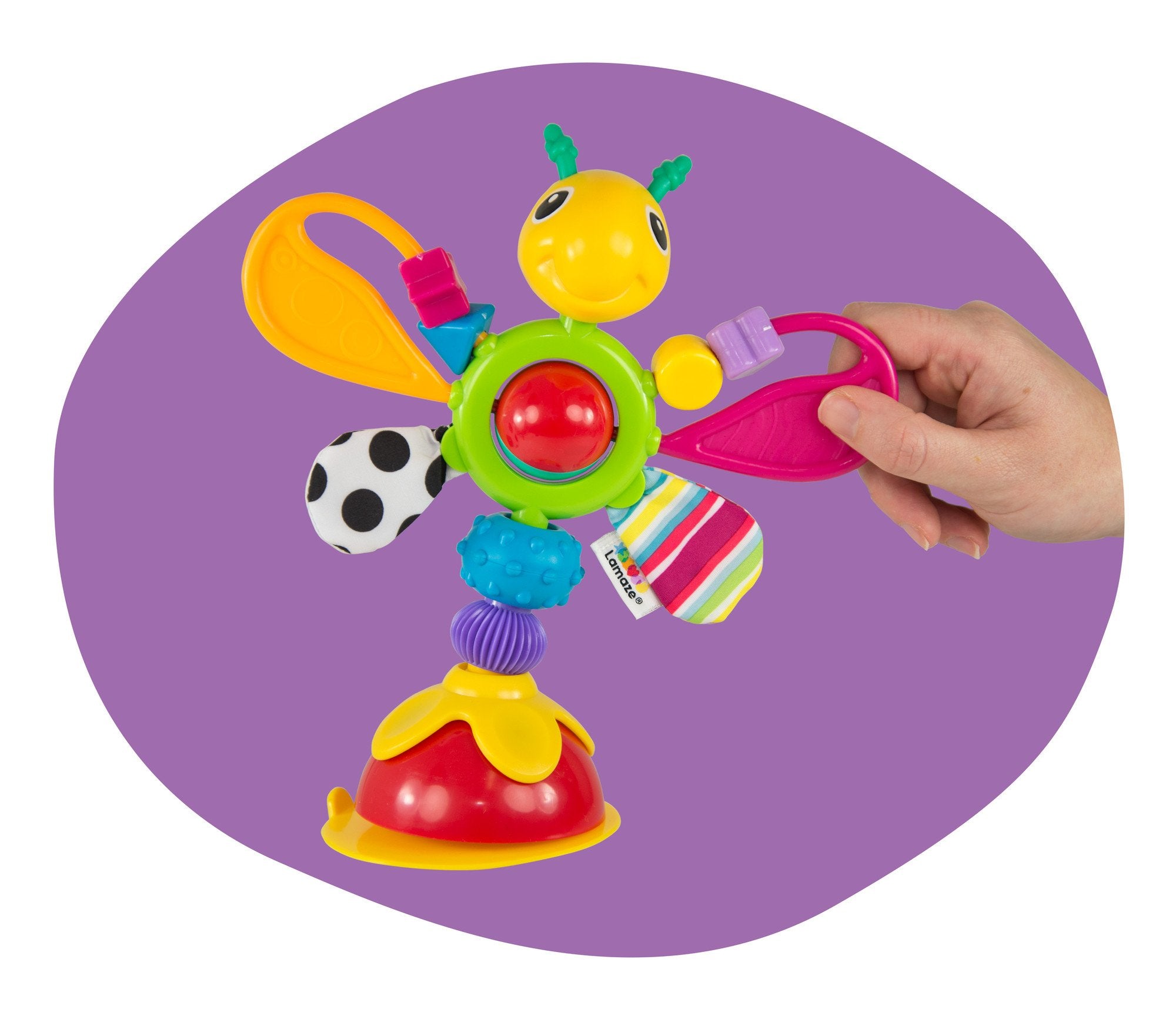 LAMAZE Freddie the Firefly Table Top Baby Toy for Sensory Play and Teething, 6 Months+ 3