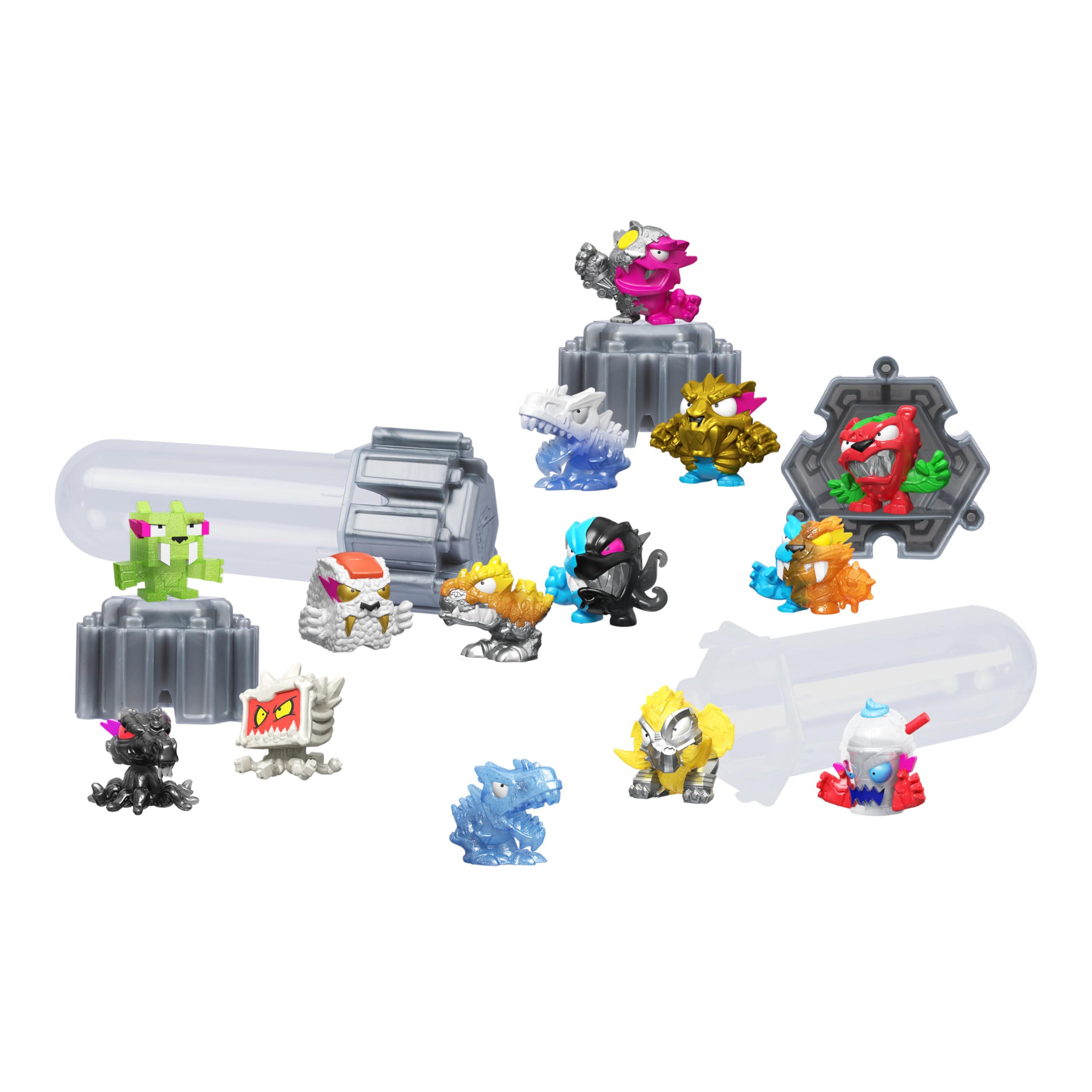 MrBeast Lab Swarms Hyper Fusion Series - Steel Slushee Collectible Micro Beast