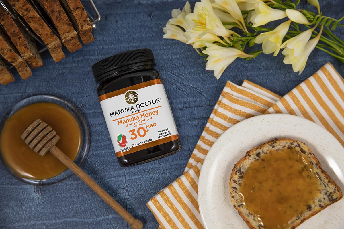 Manuka Doctor – 15+ MGO 30 MGO Manuka-Honig mit Aloe Vera (500 g) 4
