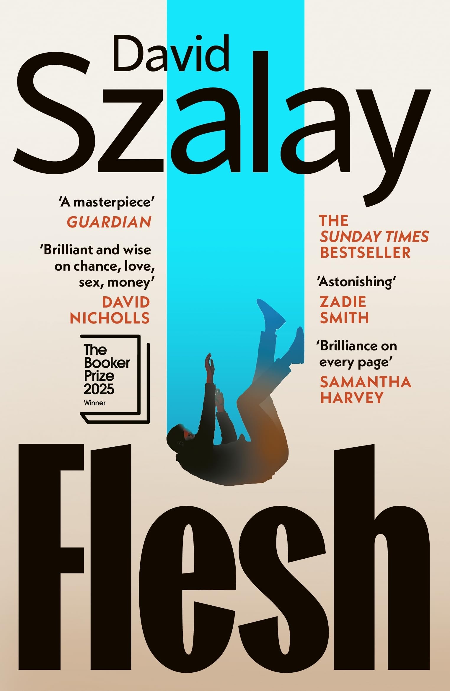Vintage Flesh by David Szalay - Booker Prize Winner 2025 | Contemporary Fiction Paperback 1
