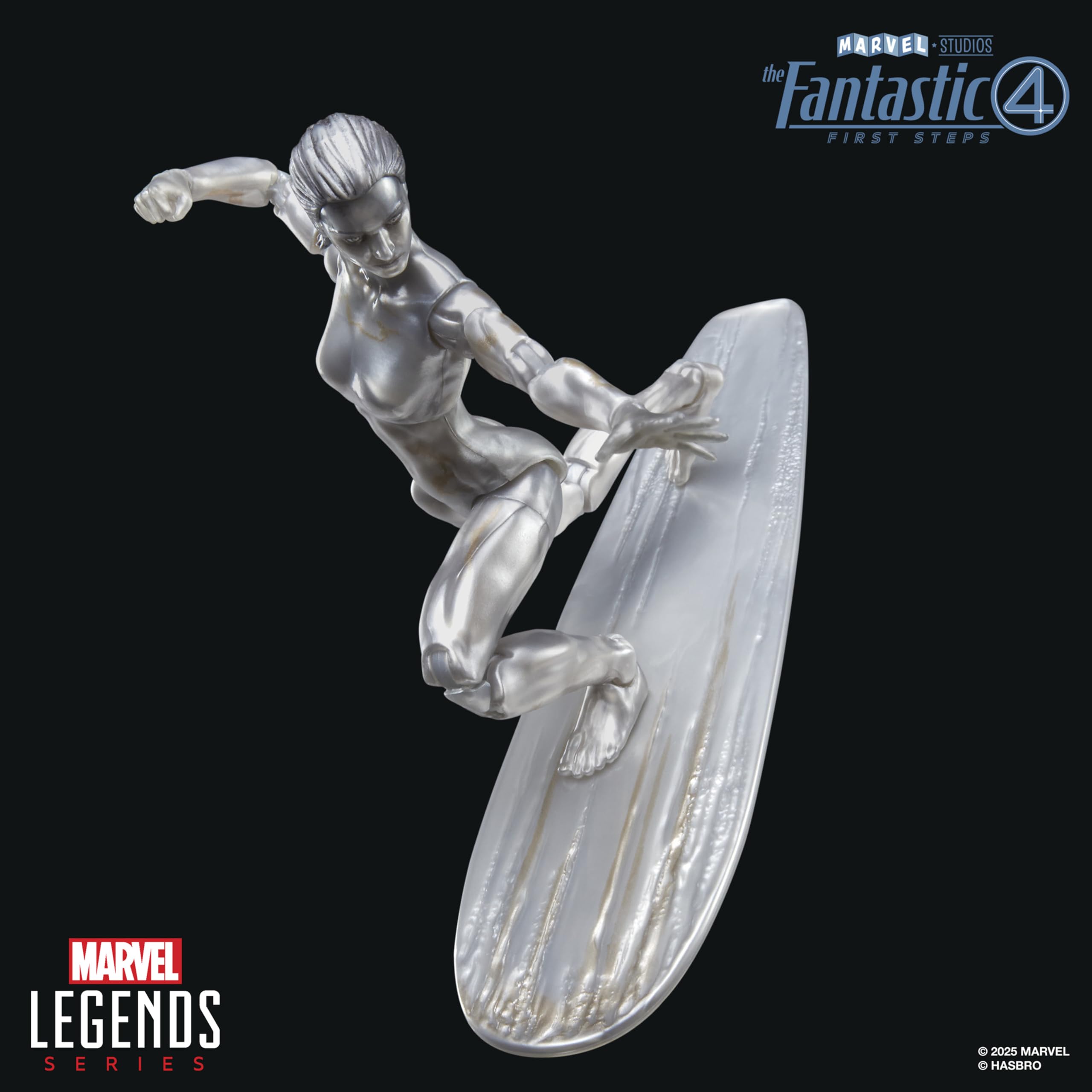 Marvel Legends Series Silver Surfer 6-Inch Action Figure with Surfboard & Accessories 5