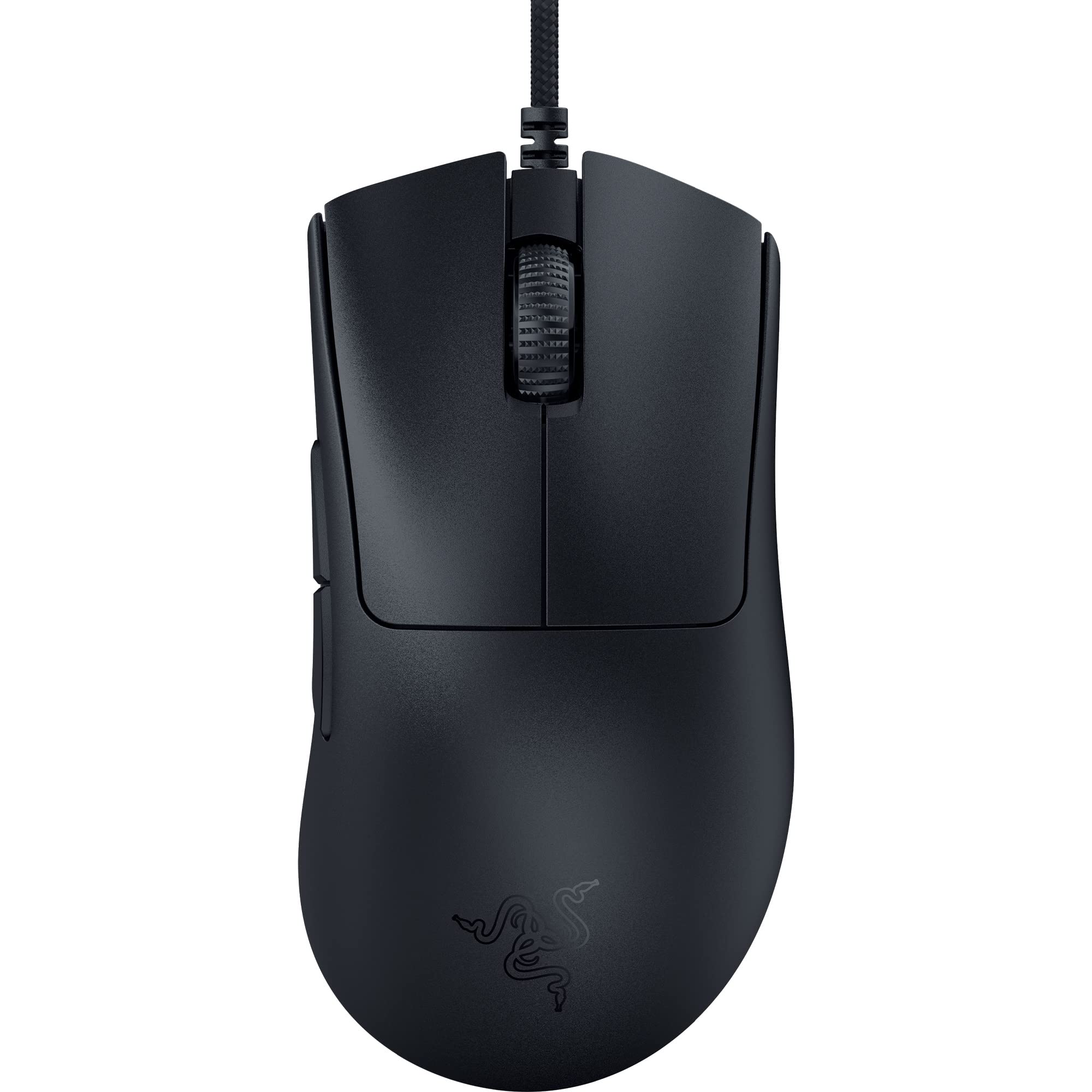 Razer DeathAdder V3 Wired Gaming Mouse: 59g Ultra Lightweight - Focus Pro 30K Optical Sensor - Fast Optical Switches Gen-3-8K Hz HyperPolling-6 Programmable Buttons -Ergonomic -Speedflex Cable- Black
