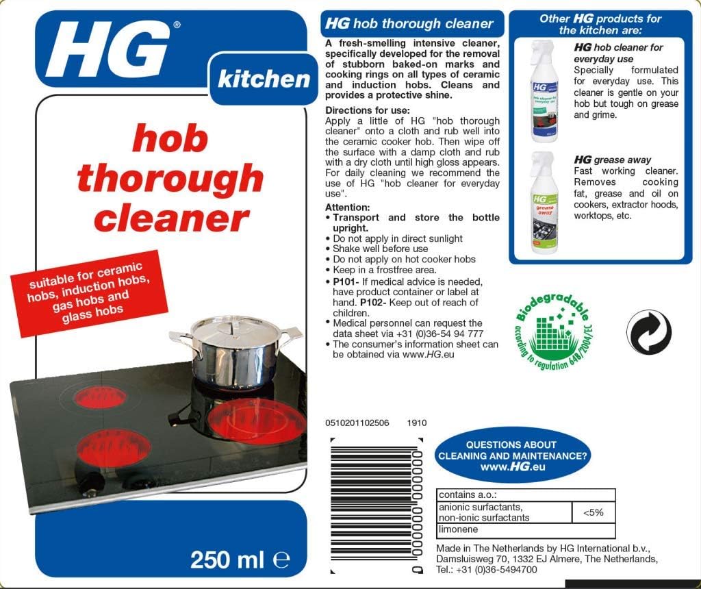 HG - Hob Thorough Cleaner 250 ml 5