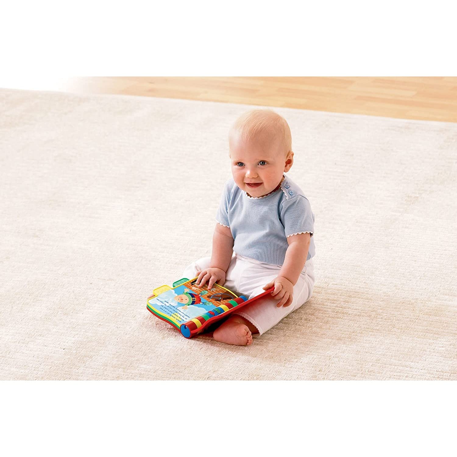 VTech Baby Nursery Rhymes Book - Interactive Musical Light-Up Book for 6 Months+ 5