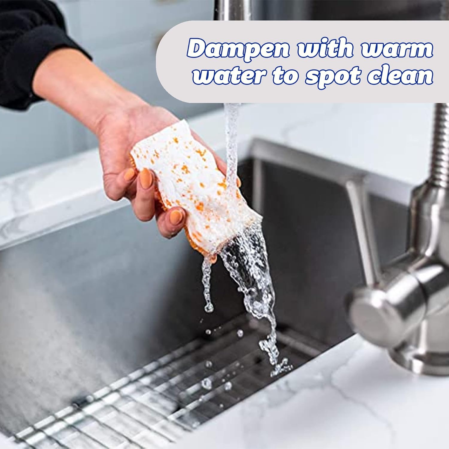 Scrub Daddy - Eraser Daddy 10x Magic Sponge Erasers, Dual-Sided Melamine Cleaning Pads 4