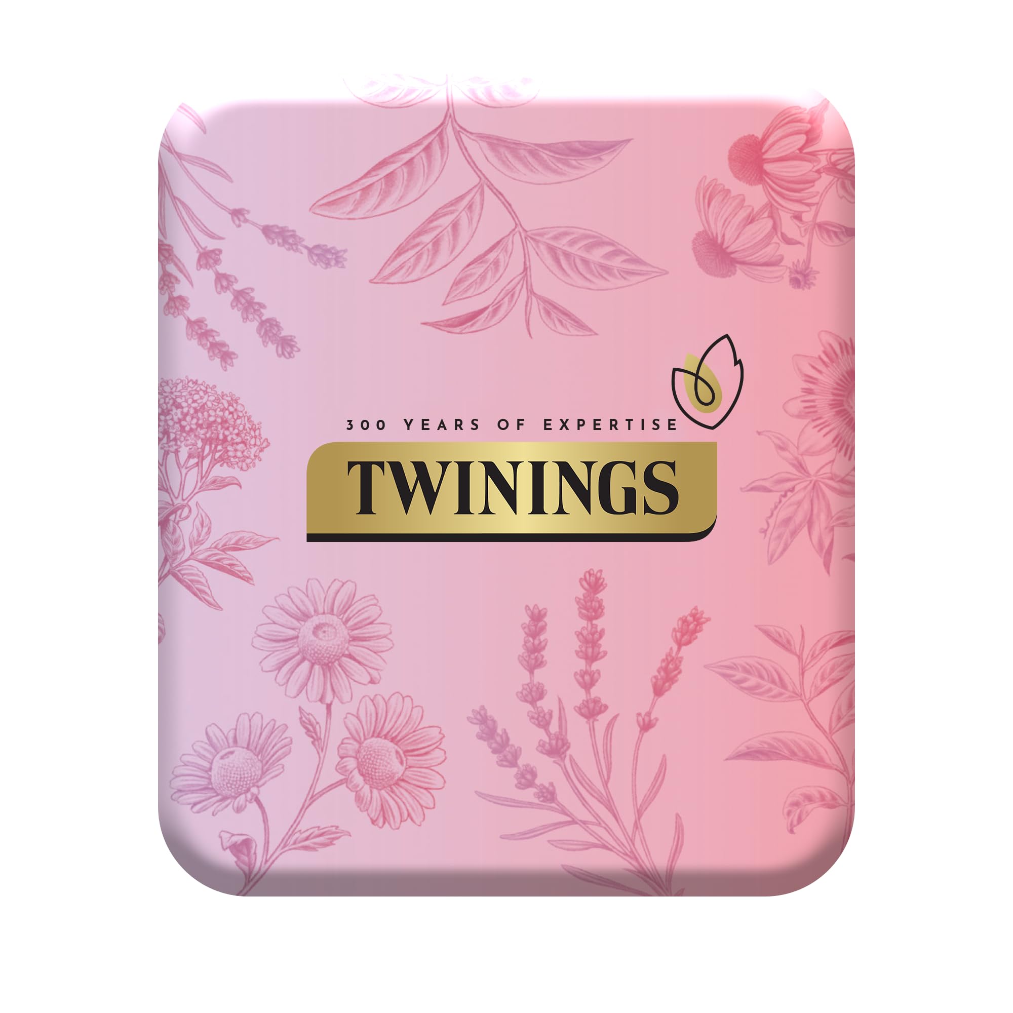 Twinings Festive Limited Edition 4 Pocket Tea Tin with Superblends Sleep and Glow