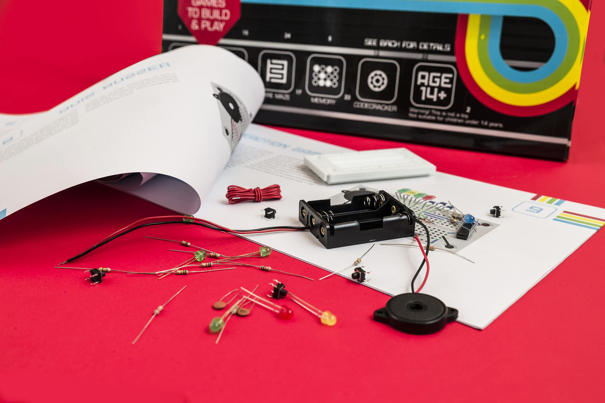 EIGHT Advent Calendar Kit - Build Your Own Electronic Games (Ages 14+) 3
