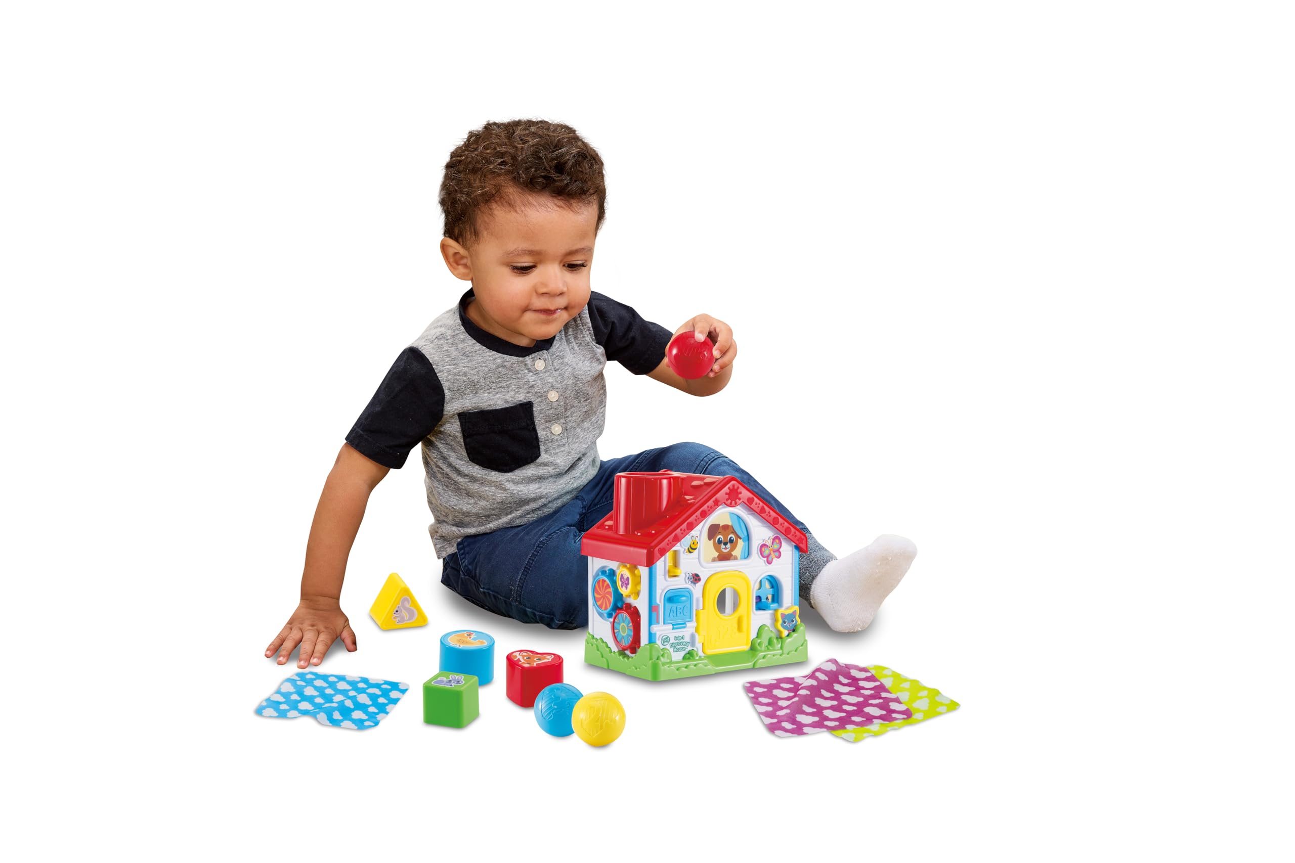 LeapFrog 4-in-1 Discovery House - Educational Early Learning Toy for Toddlers 6-24 Months