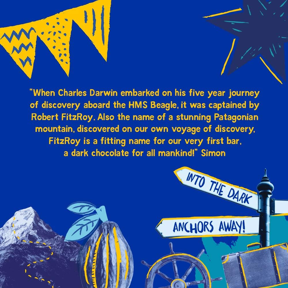 Montezuma - FitzRoy 74% Kakao Zartbitterschokoladentafel Bio Vegan Glutenfrei 7