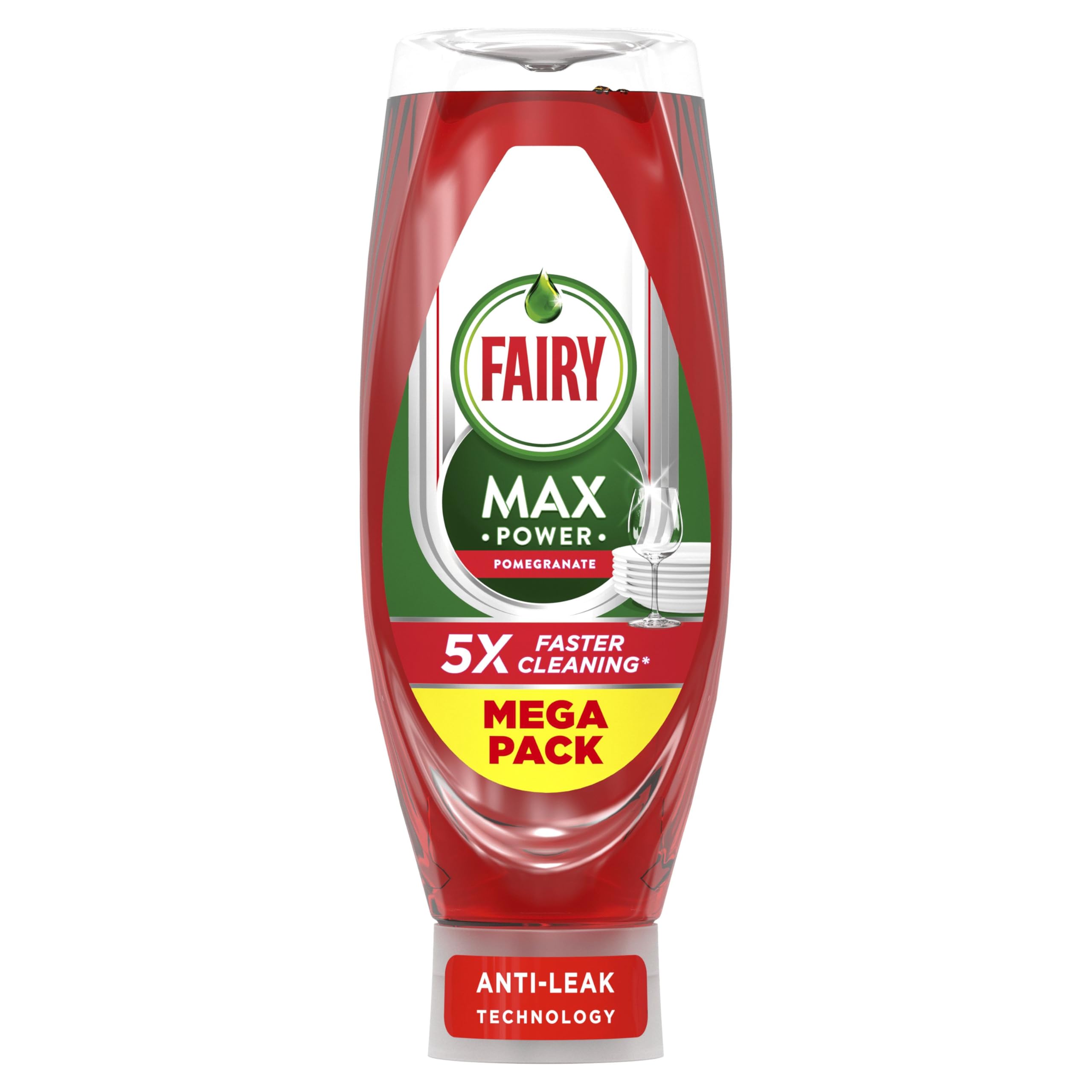 Fairy - MaxPower Washing Up Liquid Pomegranate 730 ML 9