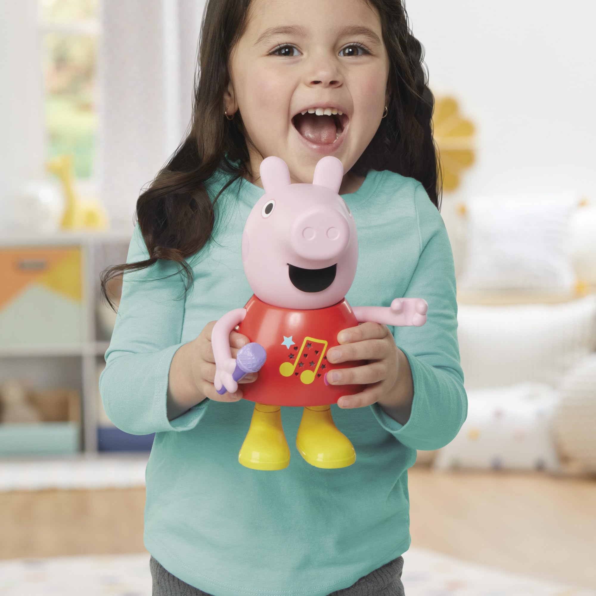 Peppa Pig Talk & Sing Interactive Doll - Muddy Puddles & Party Mode, 20 cm 5