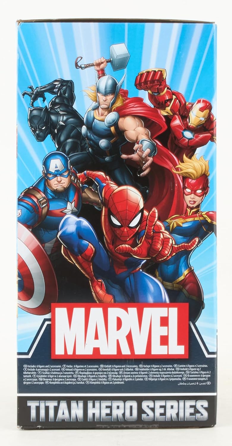 Marvel Titan Hero Series 6-Pack Action Figures - 30 cm Scale Super Heroes 4