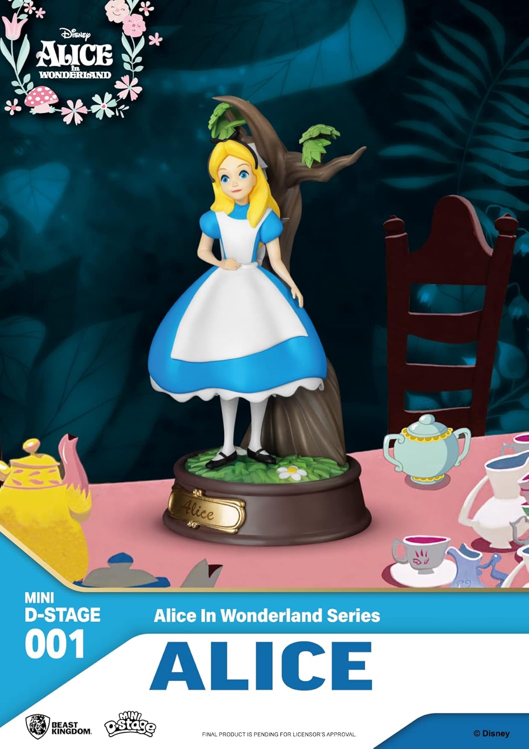 Beast Kingdom Alice in Wonderland Mini Diorama Stage-001 Collectible Figure (FEB228129)