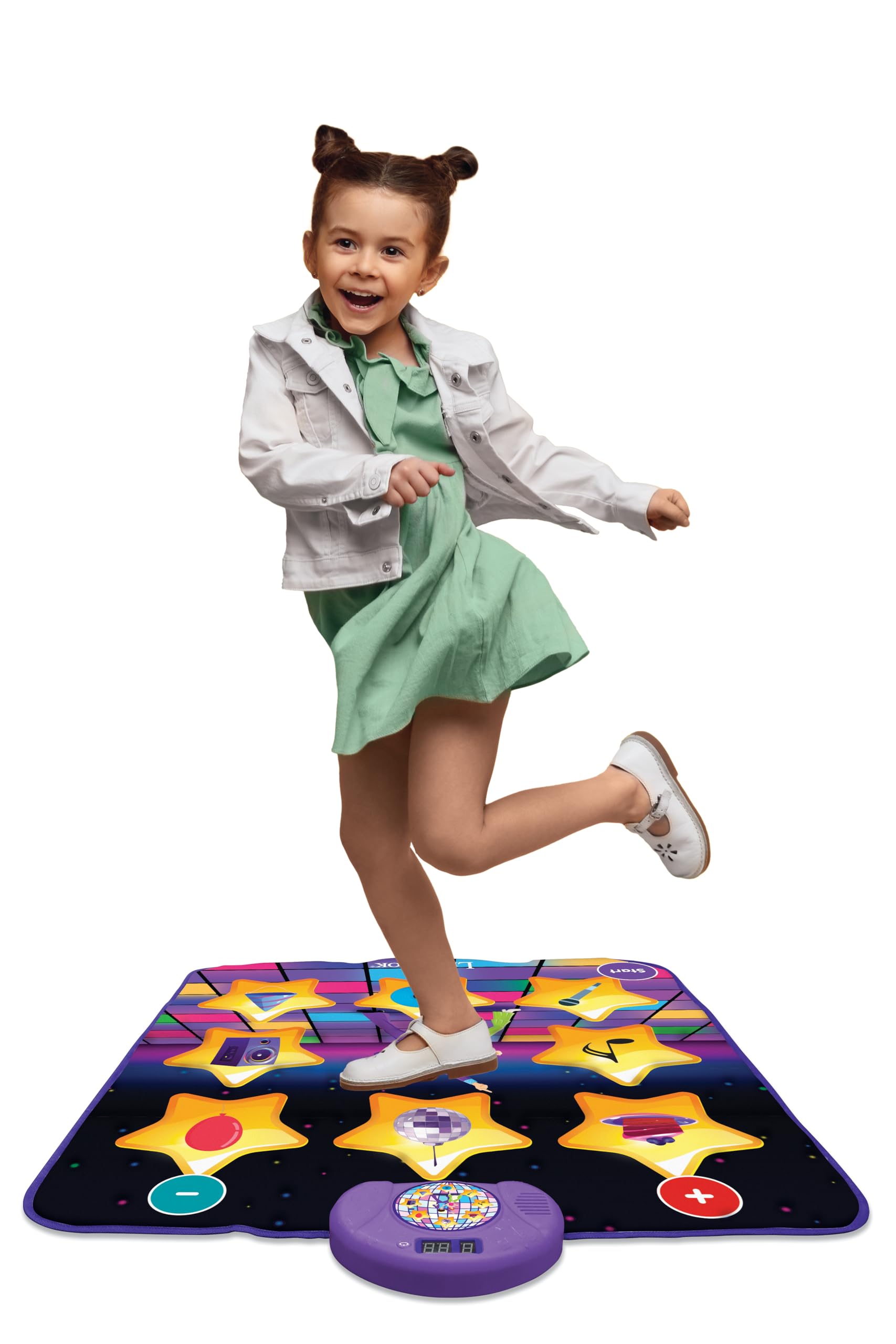 LEXIBOOK Electronic Dance Floor Mat - Illuminated Keys, Bluetooth Speaker, 6 Game Modes 11