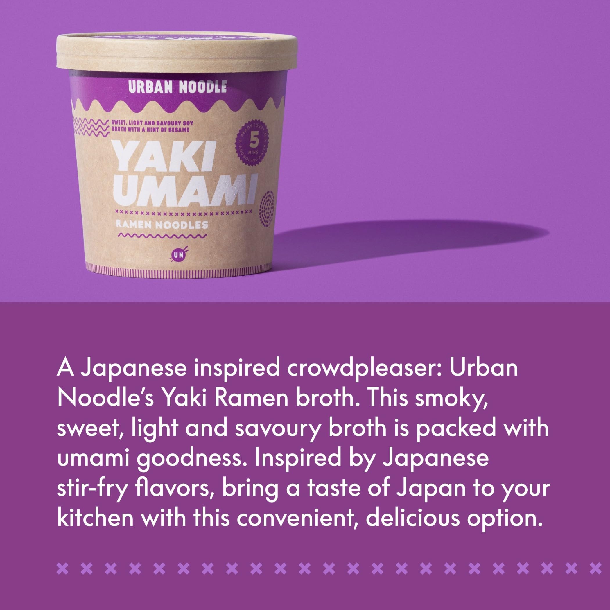 Urban Noodle - Tom Yum, Spicy Pho & Yaki Umami Ramen Noodles Variety Pack, Vegan Friendly 4