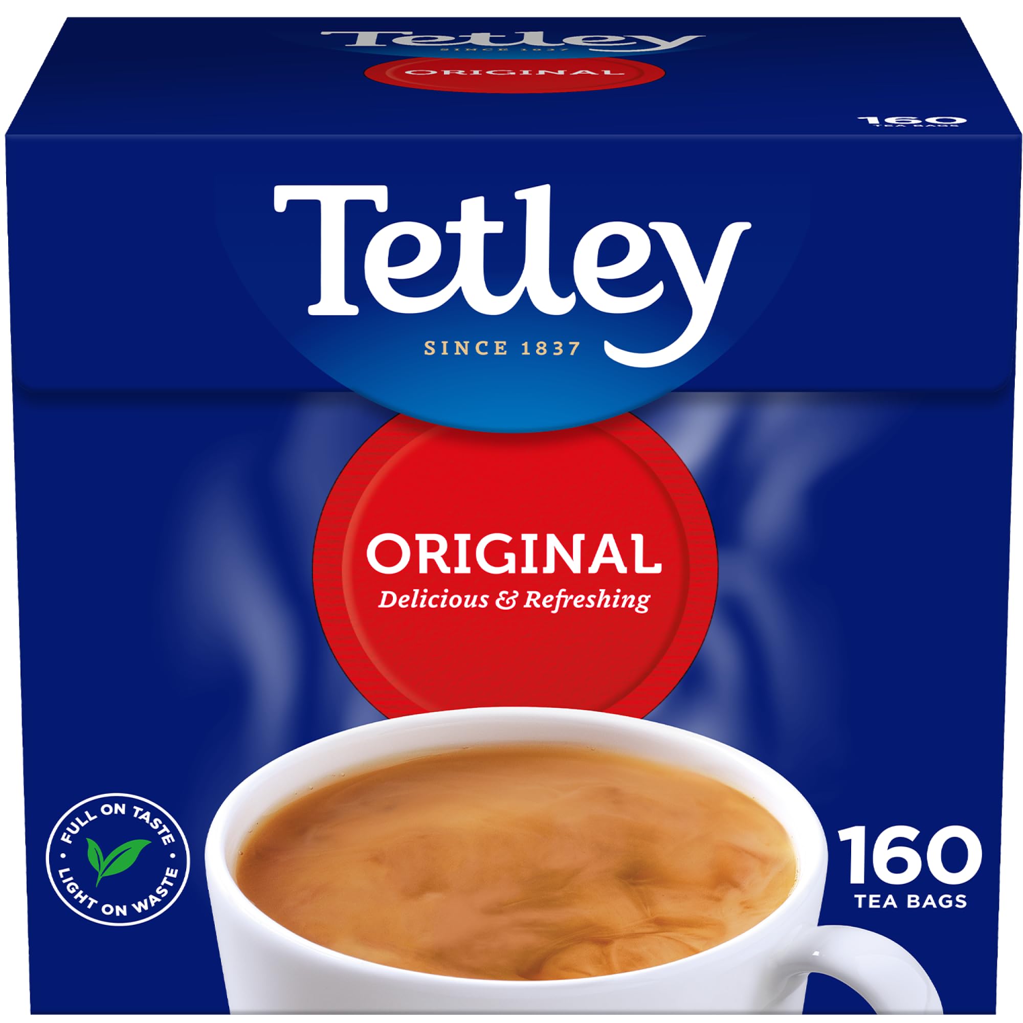Tetley Everyday Original Tea Bags, 160 Count - Black Tea