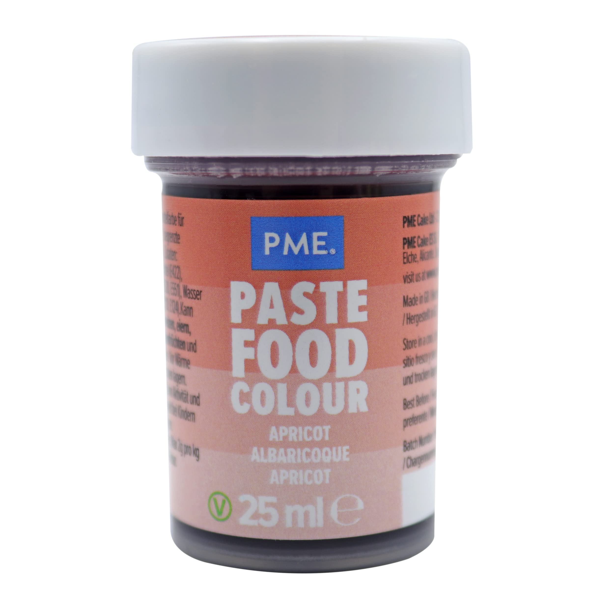 PME Paste Food Colour - Apricot Crush 25g