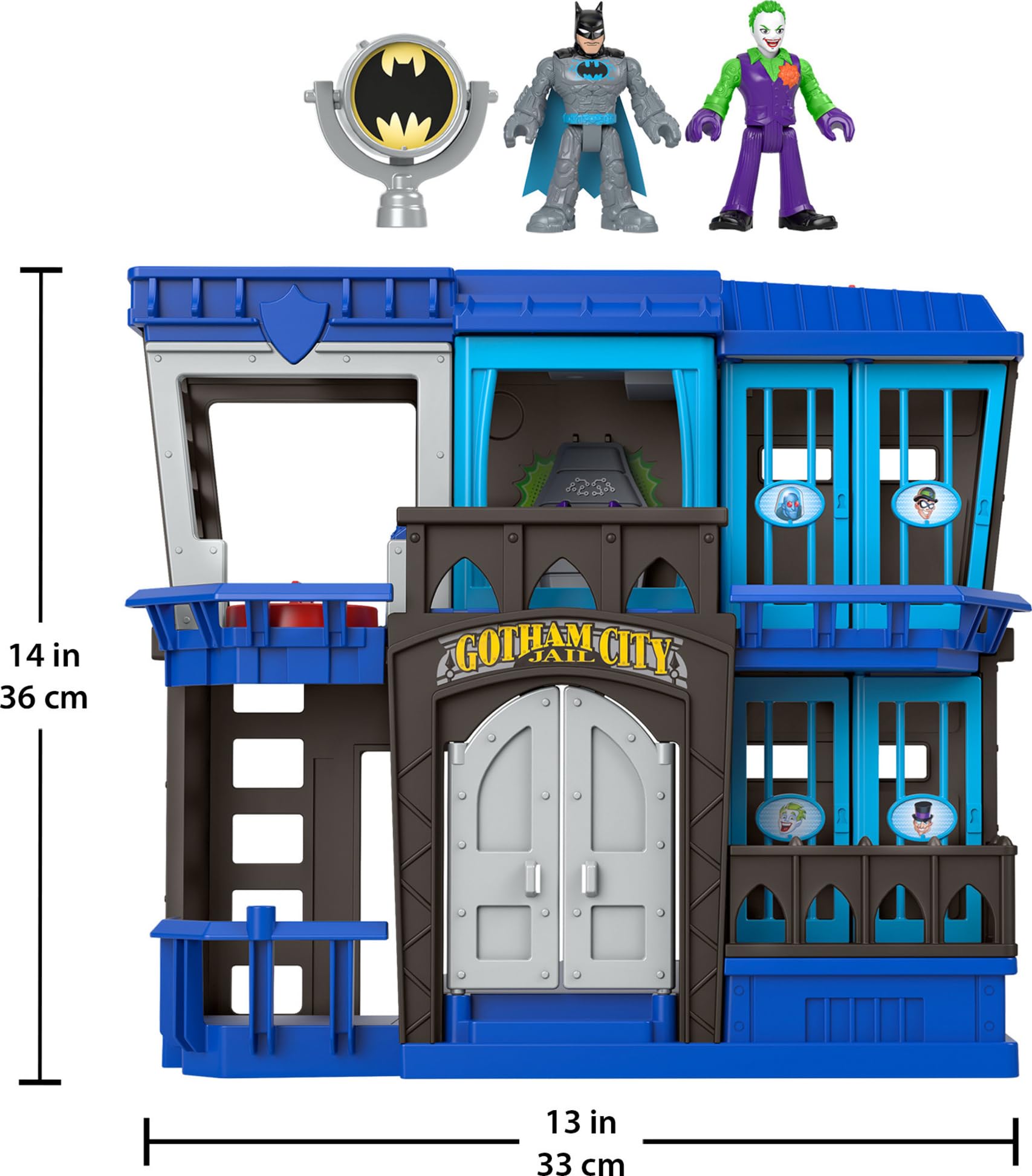 Fisher-Price Imaginext DC Super Friends Gotham City Jail Recharged - Action Playset for Ages 3-8 11