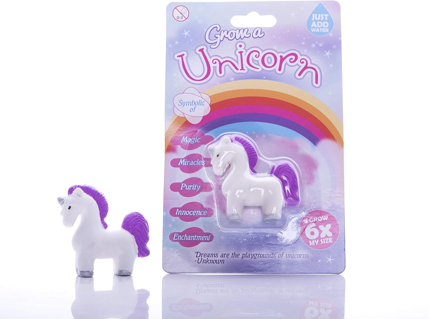 Grow A Magical Unicorn Toy - Just Add Water, Grows 6x Size, Ages 5+