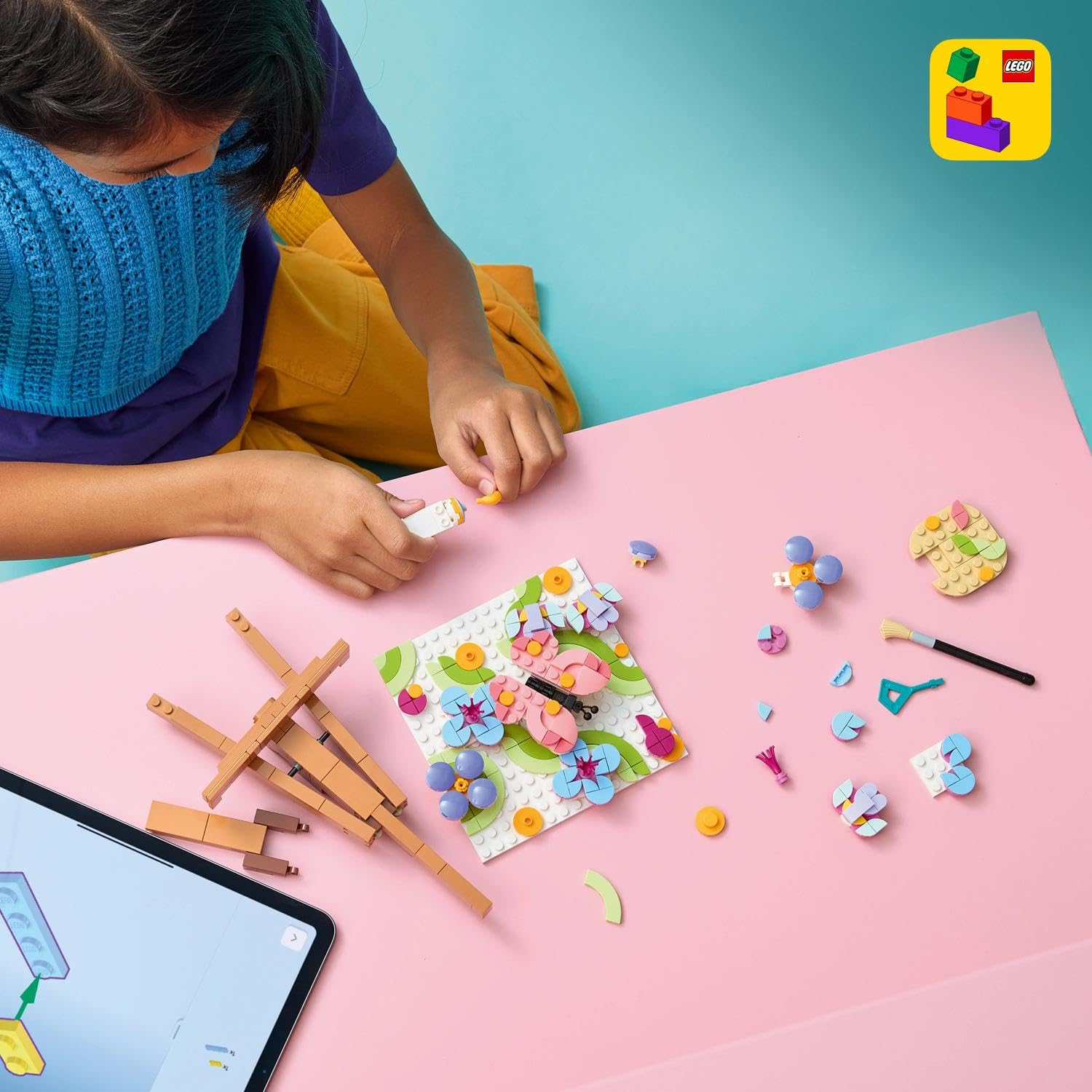 LEGO Creator 3 in 1 Floral Art Decor Painting Toy 31390 | Ages 8+ | 3 Models in 1 4