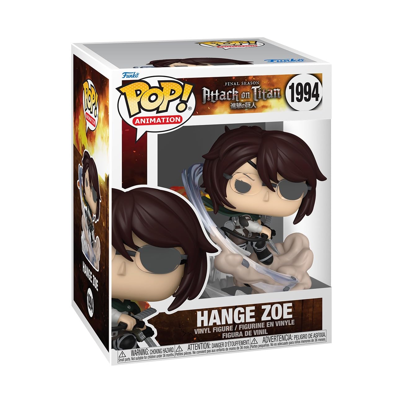 Funko Pop! Premium Animation: Attack on Titan - Hange Zoe Vinyl Figure