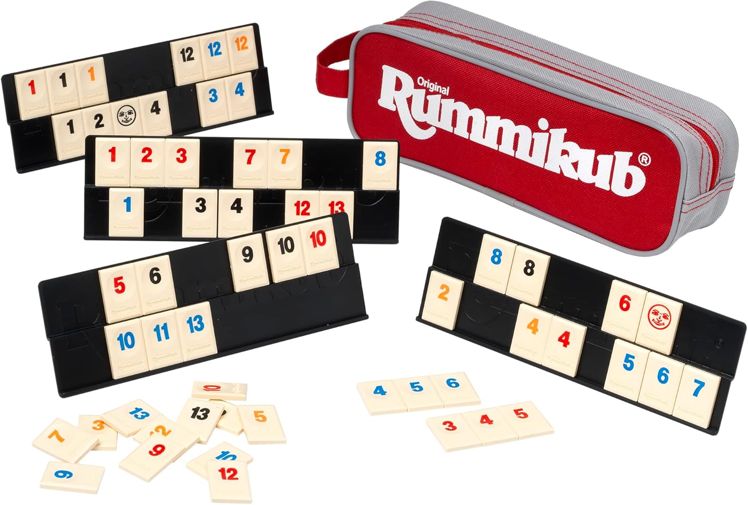 IDEAL Rummikub Mini Pouch Travel Game