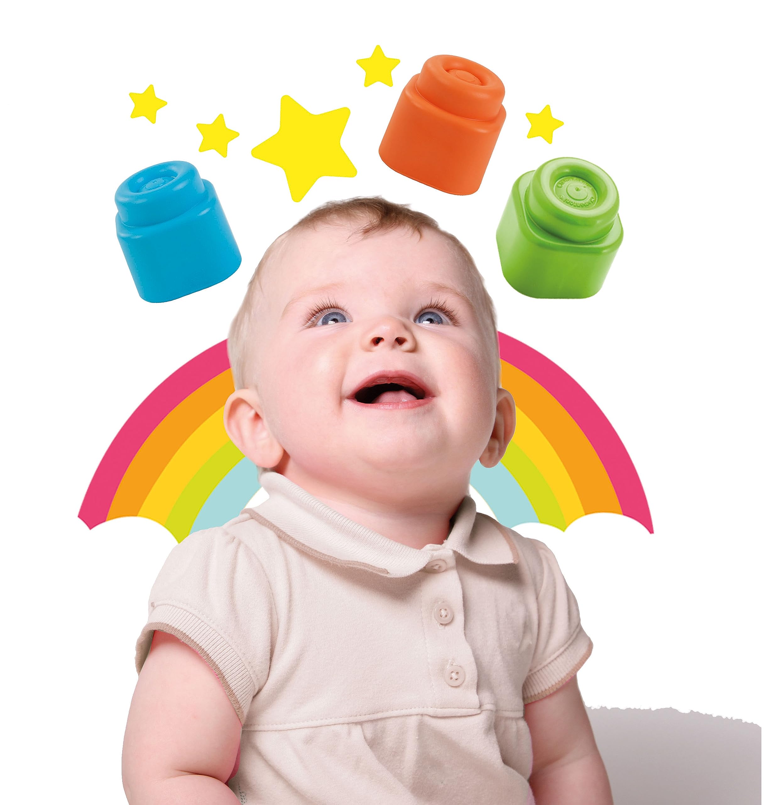 Clementoni Baby Soft Blocks - 40-Piece Clemmy Bag for Ages 6 Months to 3 Years 5