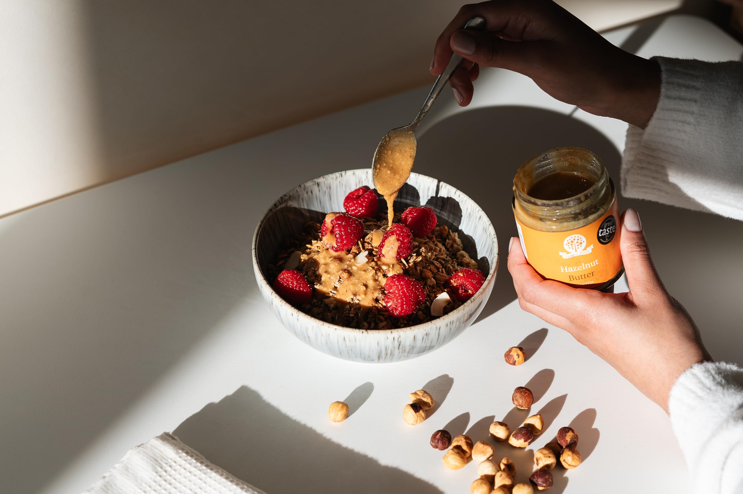 Nutural World – Zarte Haselnussbutter (170 g) – 100 % reine Einzelzutat 3