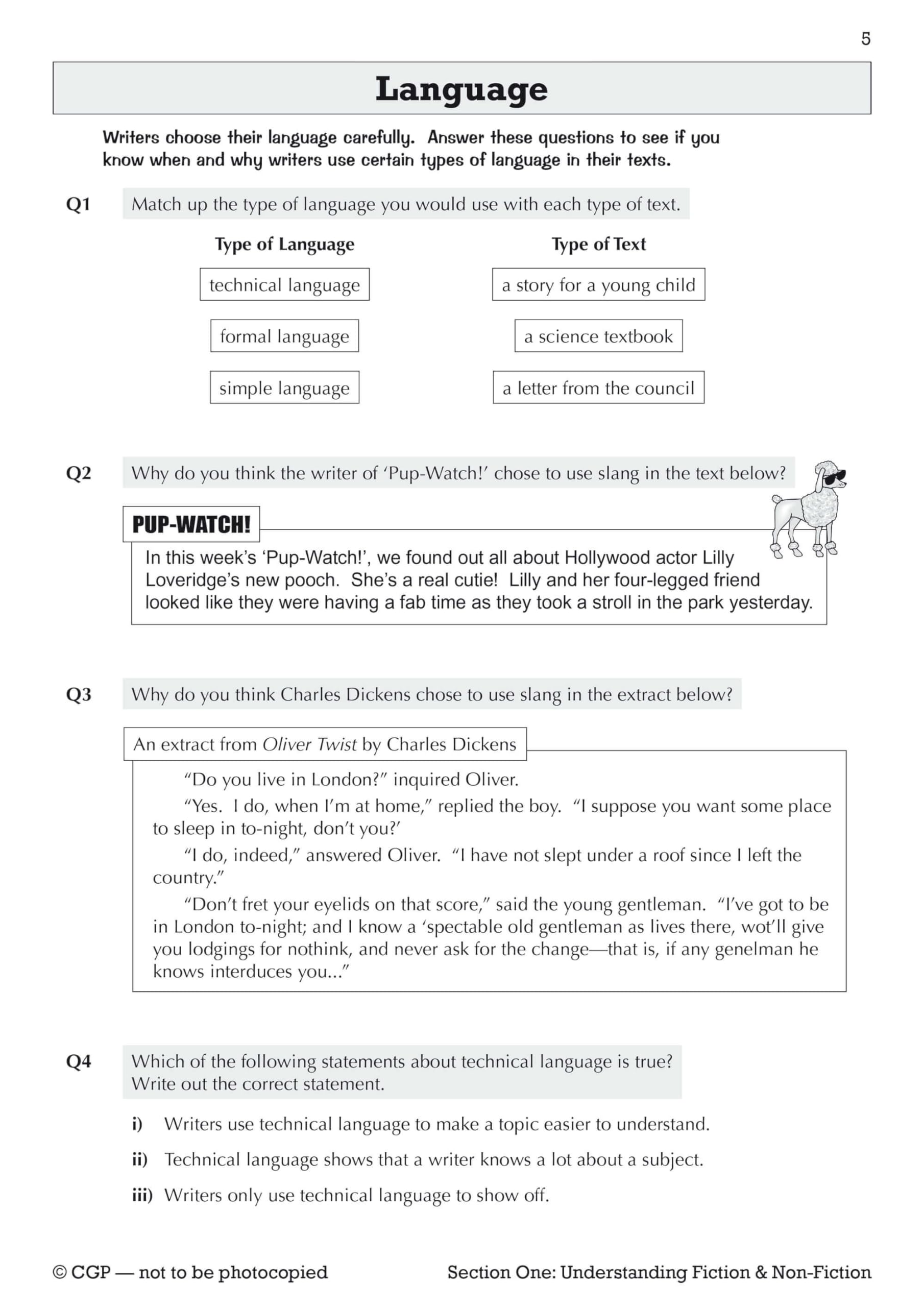 CGP KS3 English Workbook (with answers) - Catch-up & Home Learning | Revised Edition