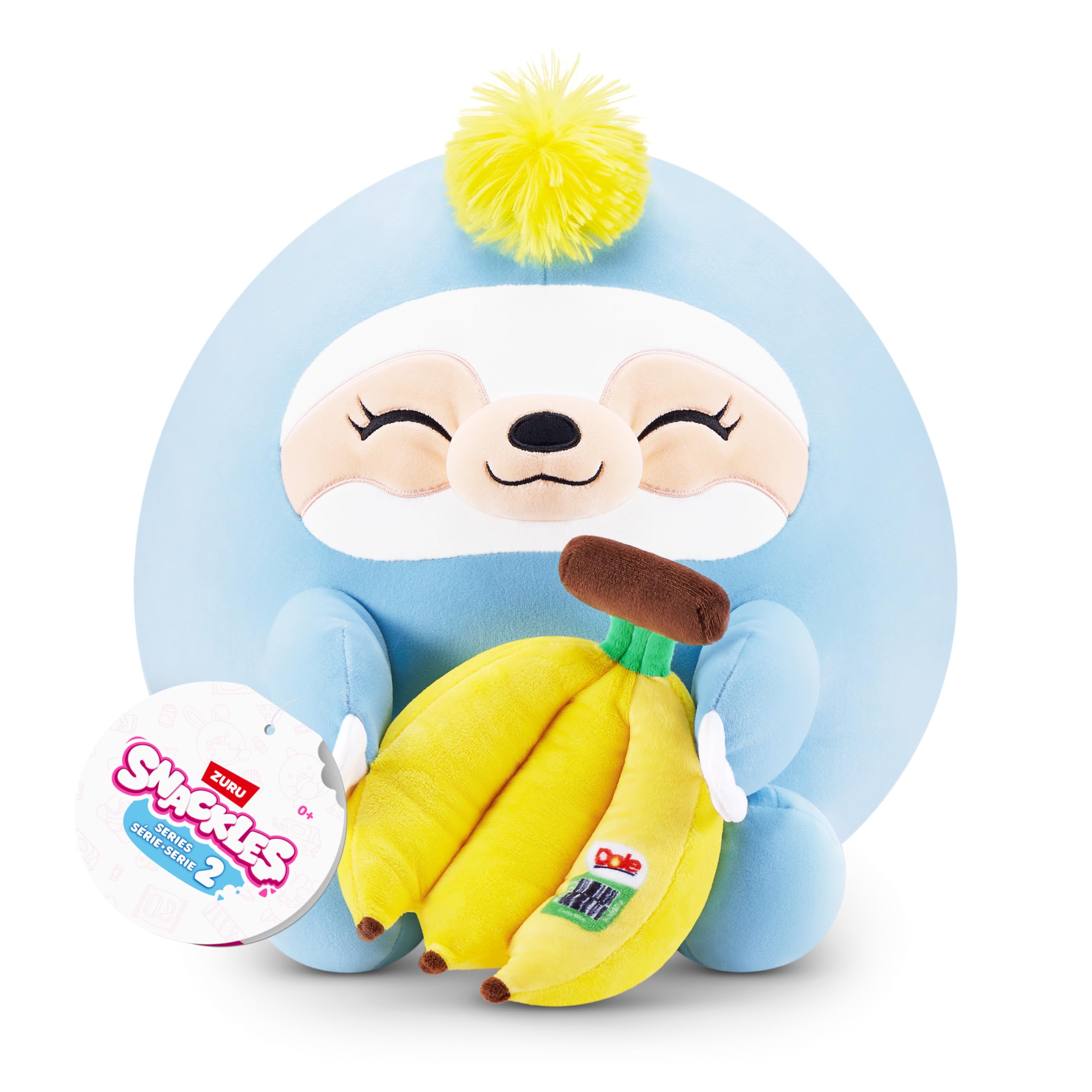 Snackles Series 2 Wave 2 - Snack Swap Sloth 20 cm Plush Collectible by ZURU