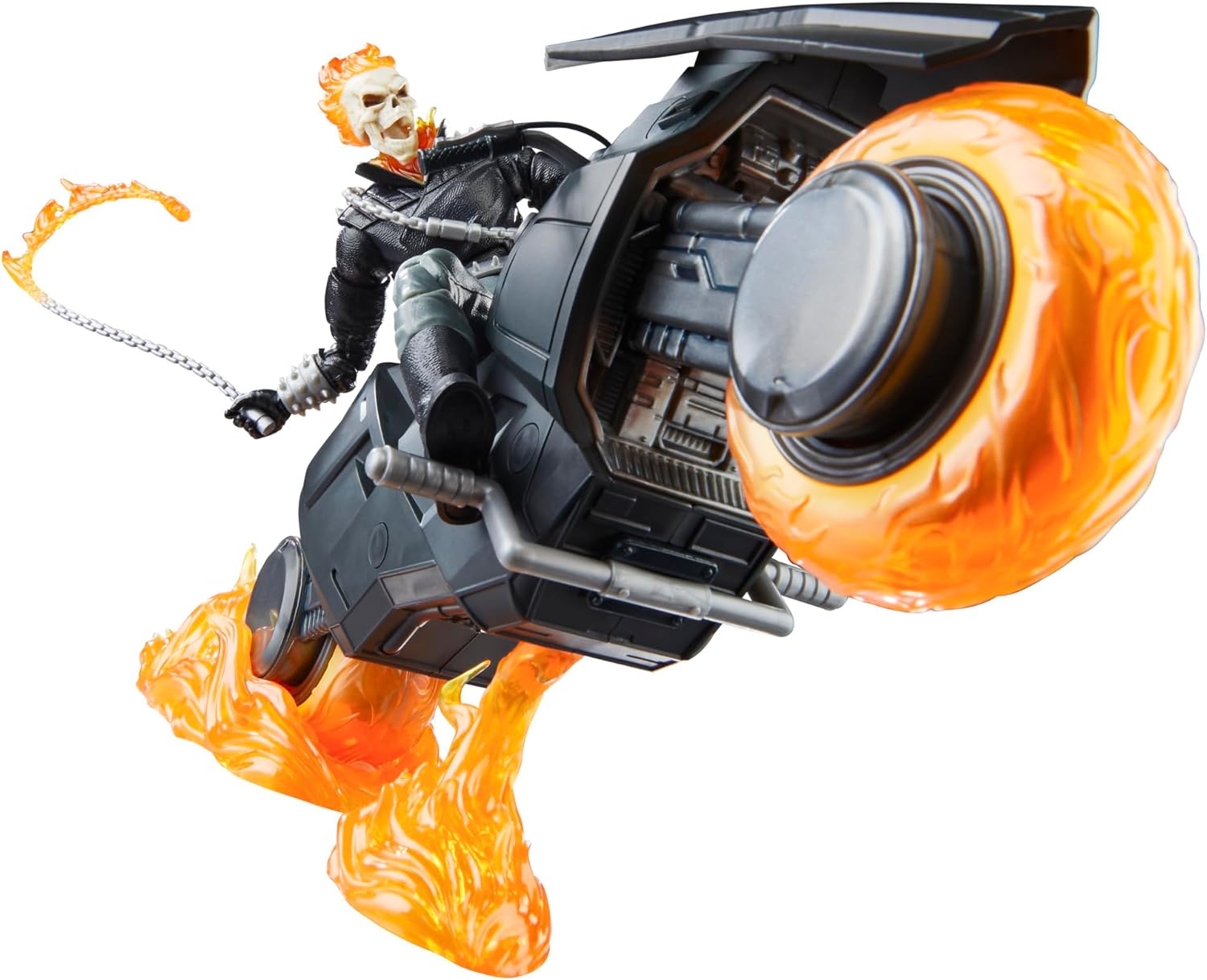 Hasbro Marvel Legends Series Ghost Rider - Danny Ketch Action Figure with Hell Cycle Motorcycle (F1234) 3