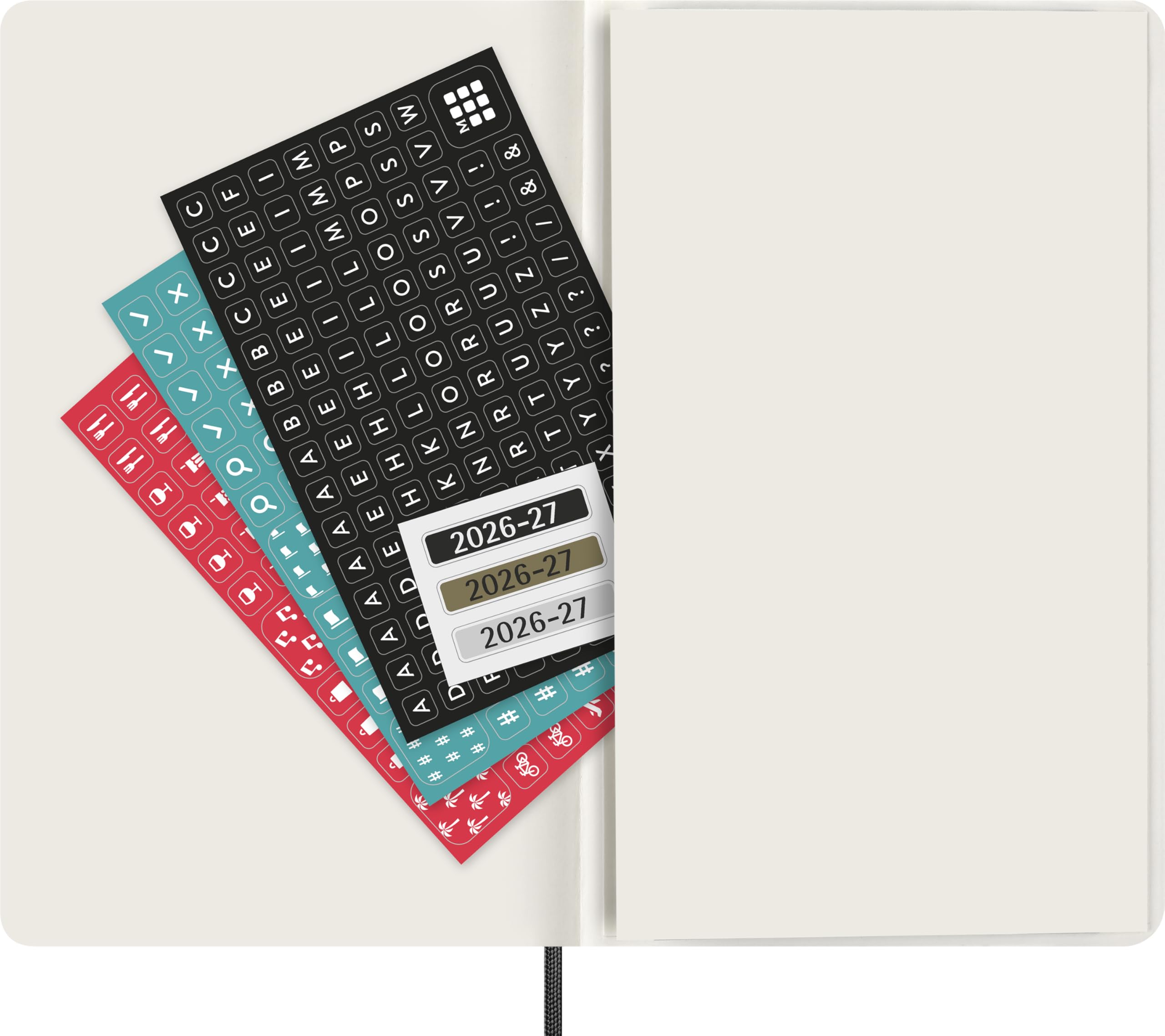 Moleskine 18-Month Weekly Planner 2026-2027 | Soft Cover, Large (13x21) | Black 6