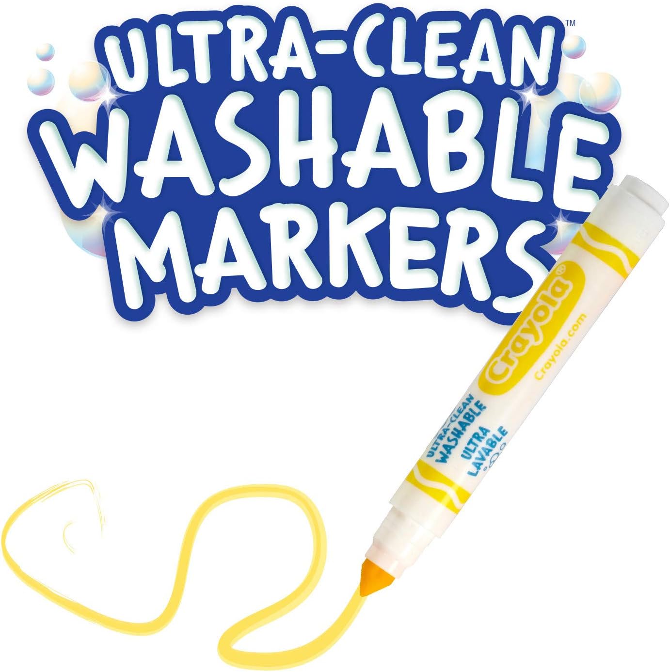 CRAYOLA Crayola 58-8328 Ultra-Clean Abwaschbare Marker, sortiert