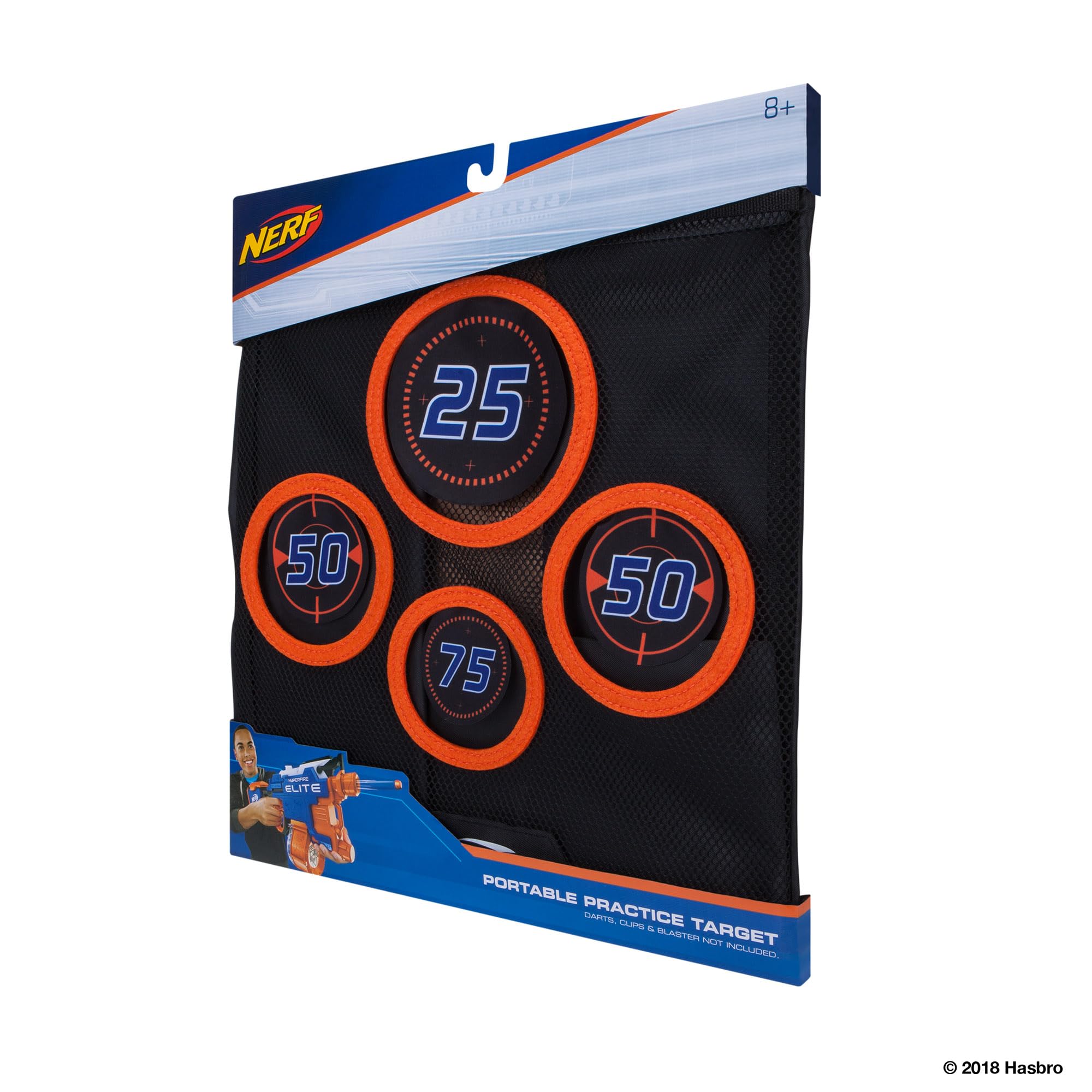 Nerf Elite Portable Practice Target - Mesh Dart Catcher with Handle 12