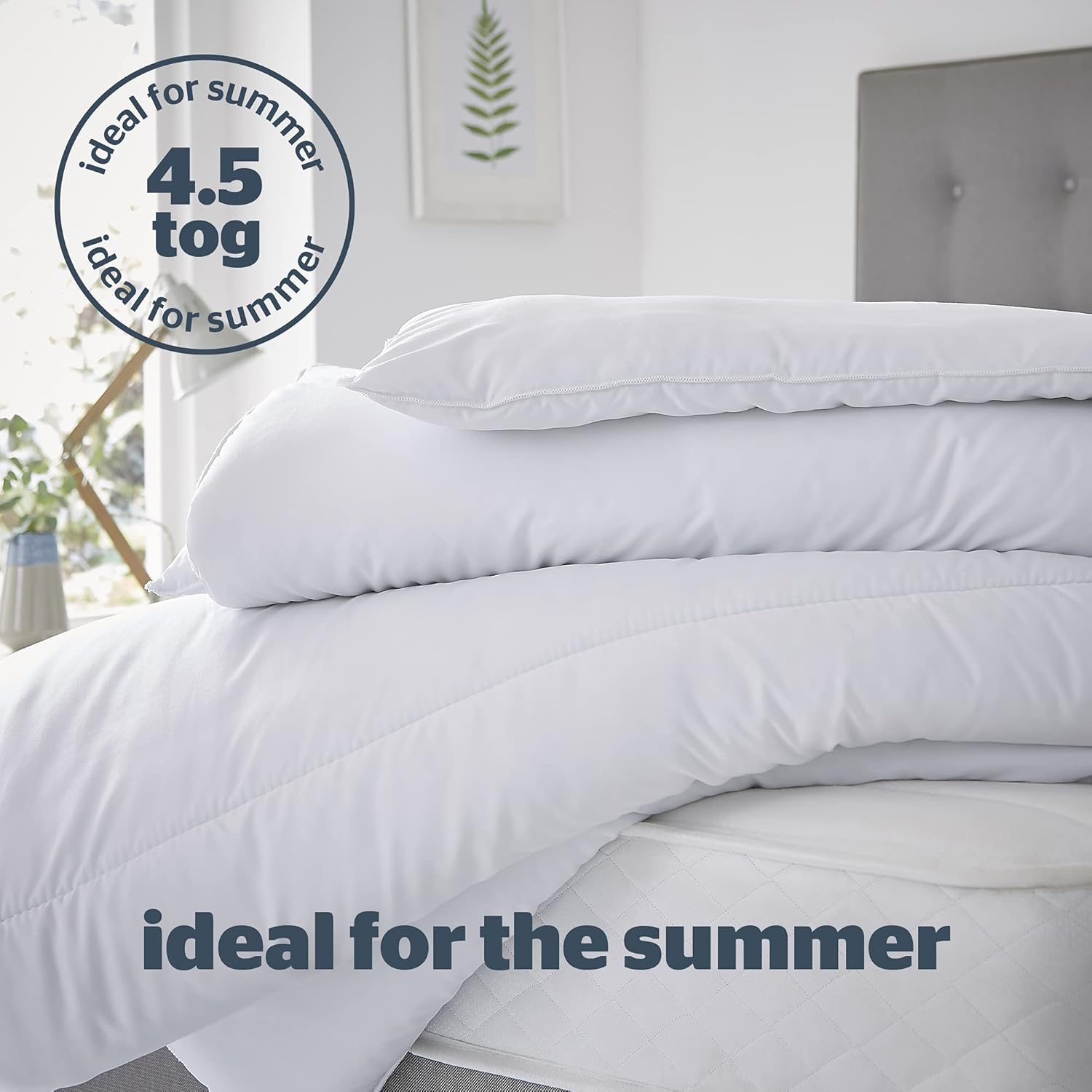 Silentnight - Cooler Summer 4.5 Tog Duvet Microfibre King Size 5