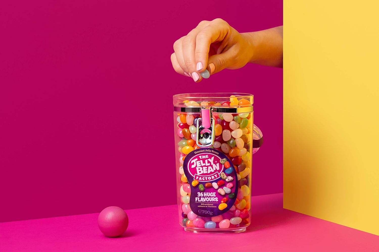 The Jelly Bean Factory 36 riesige Geschmacksrichtungen, 700-g-Glas – Gourmet-Jelly-Beans-Geschenk 4