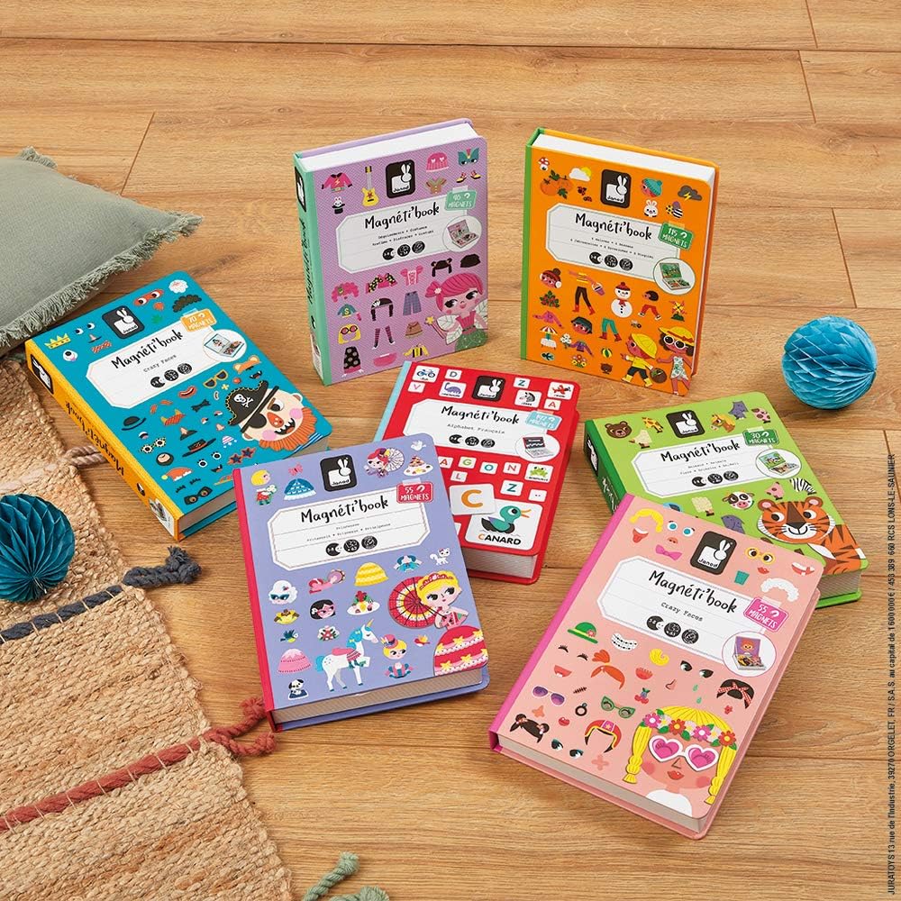 Janod Animals Magnetibook - Educational Magnetic Puzzle Playset 10