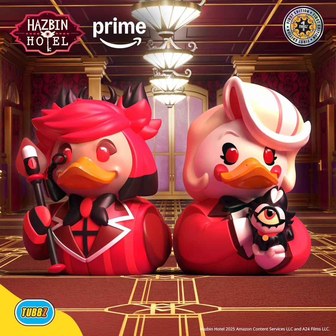 TUBBZ First Edition: Hazbin Hotel - Alastor Cosplaying Rubber Duck Vinyl Figure 12